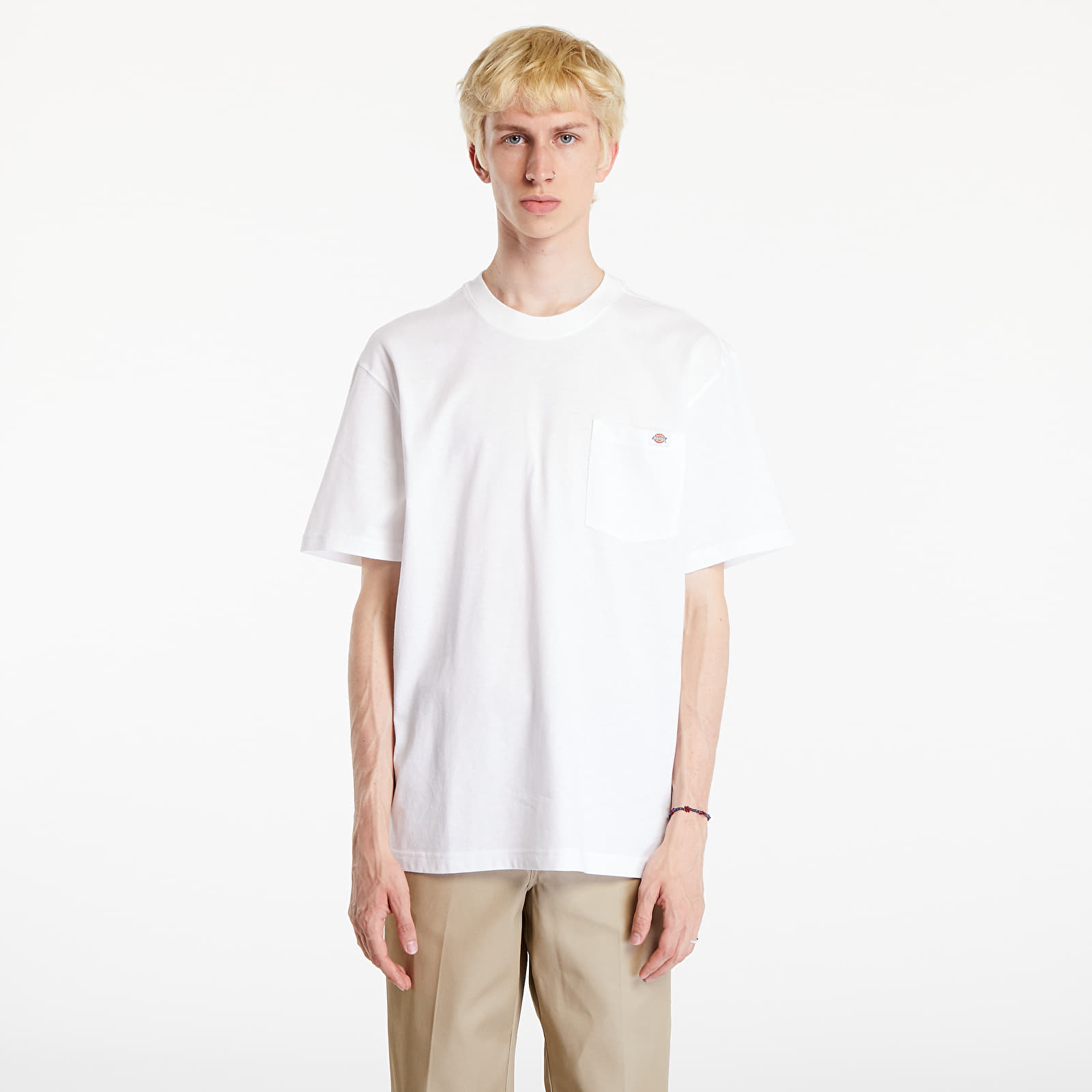 Meeste T-särgid Dickies Luray Pocket Short Sleeve Tee White