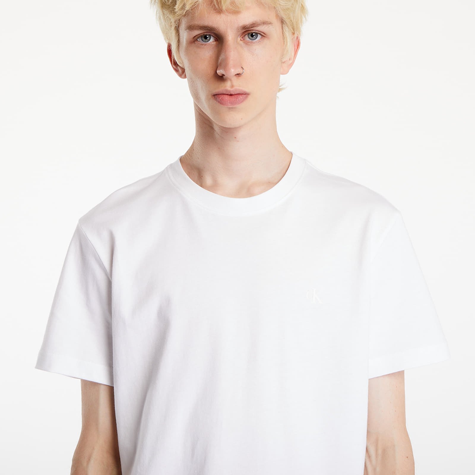 Camisetas hombre Calvin Klein Jeans Euphoric Monologo Tee Bright White