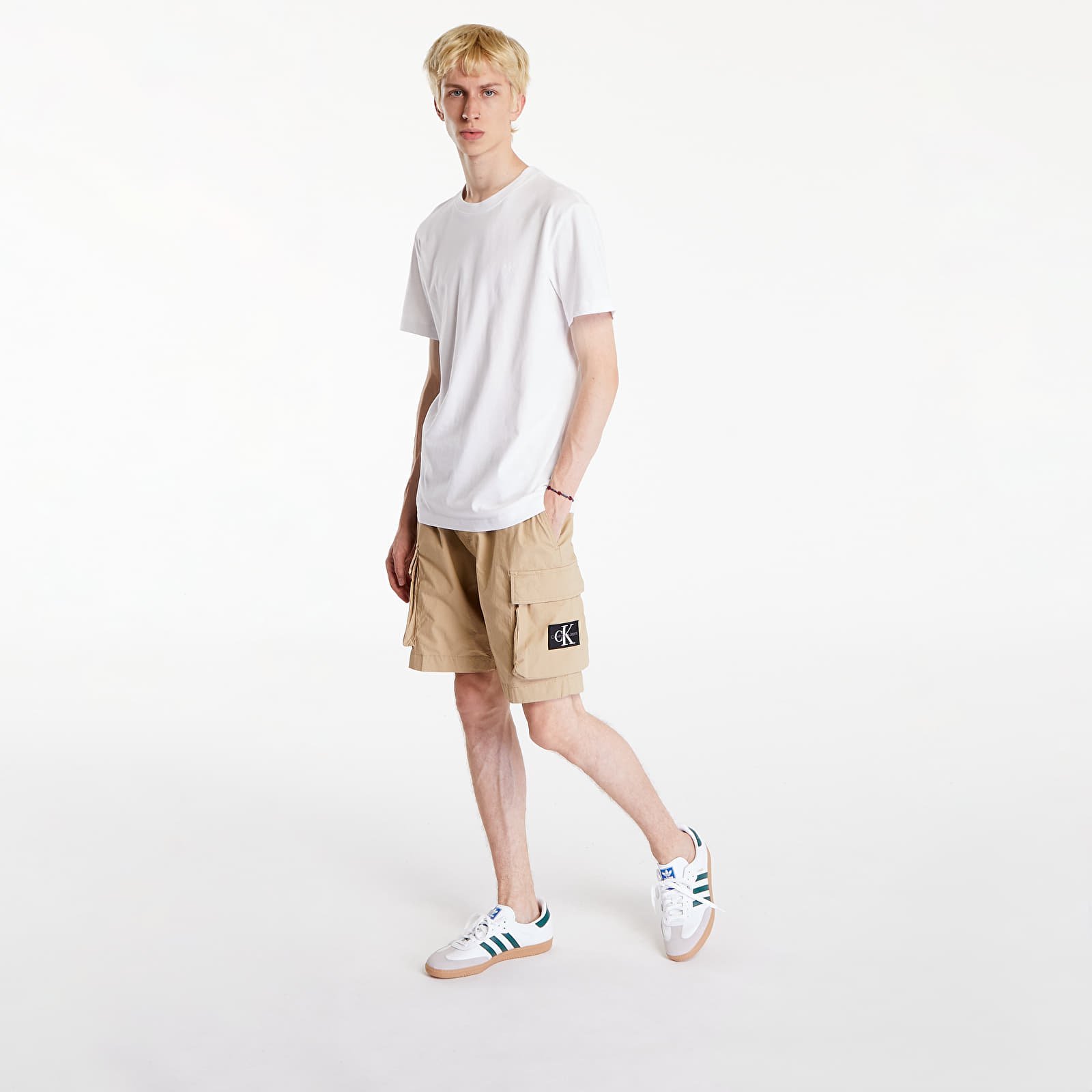 Camisetas hombre Calvin Klein Jeans Euphoric Monologo Tee Bright White