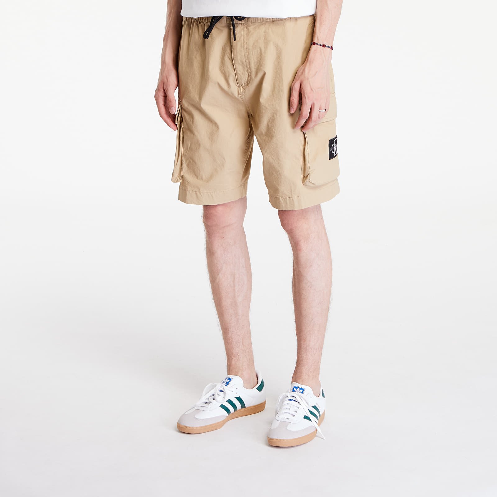 Pantalones cortos para hombre Calvin Klein Jeans Cargo Shorts Travertine