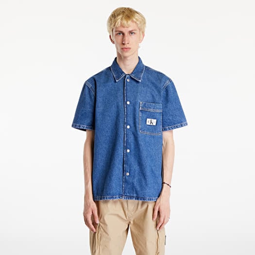 Calvin Klein Jeans Camp Denim Shirt Denim Medium
