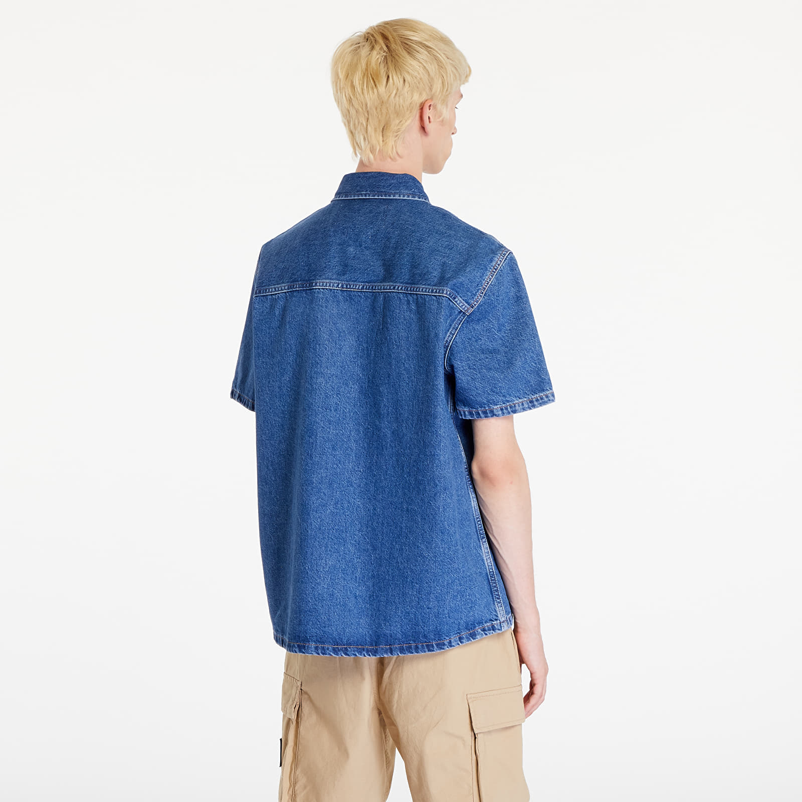 Men's shirts Calvin Klein Jeans Camp Denim Shirt Denim Medium