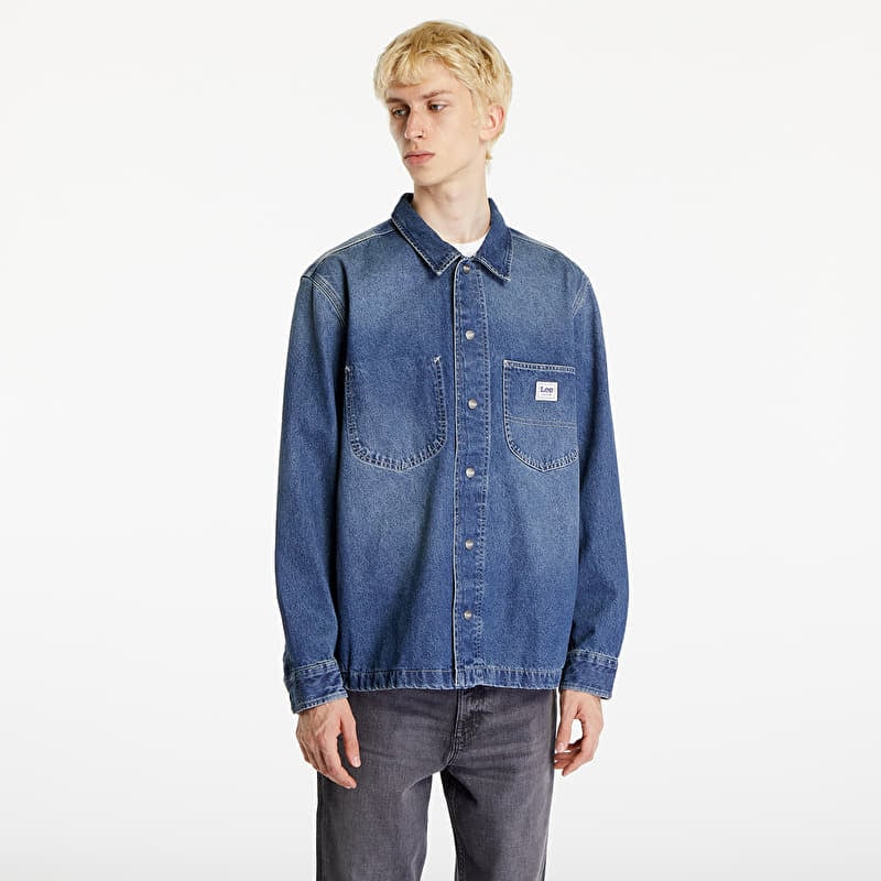 Shirt Lee Worker Overshirt Manhatten Wash