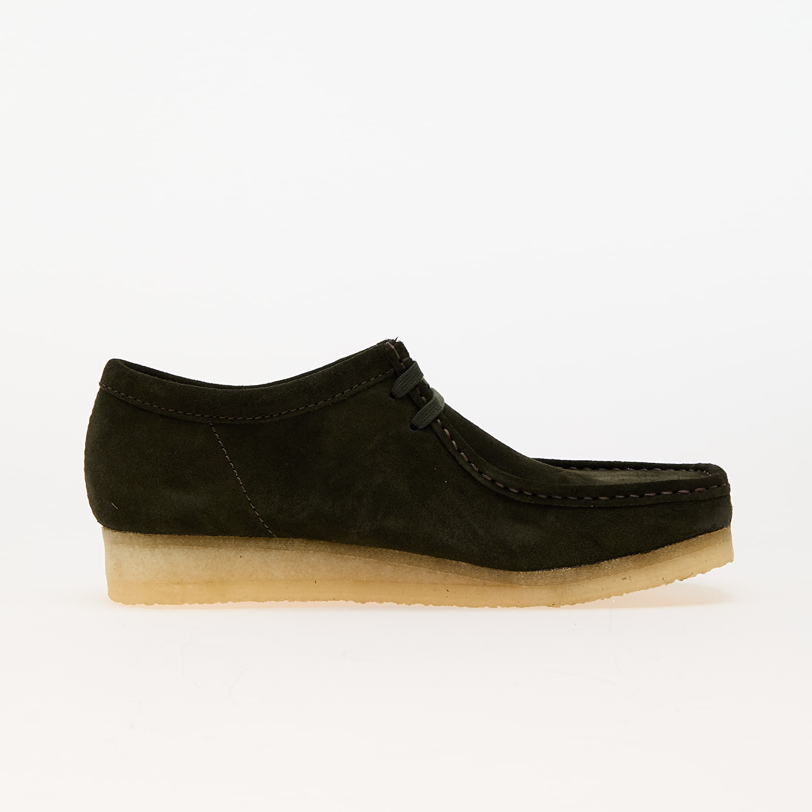 Men's sneakers and shoes Clarks Originals Wallabee Forest Green Sde