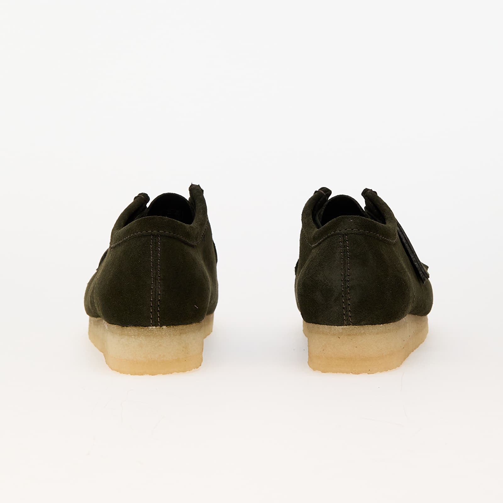Men's sneakers and shoes Clarks Originals Wallabee Forest Green Sde