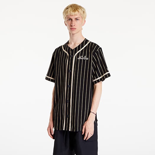 Φανελάκι New Era Pinstripe Jersey Black/ Stone