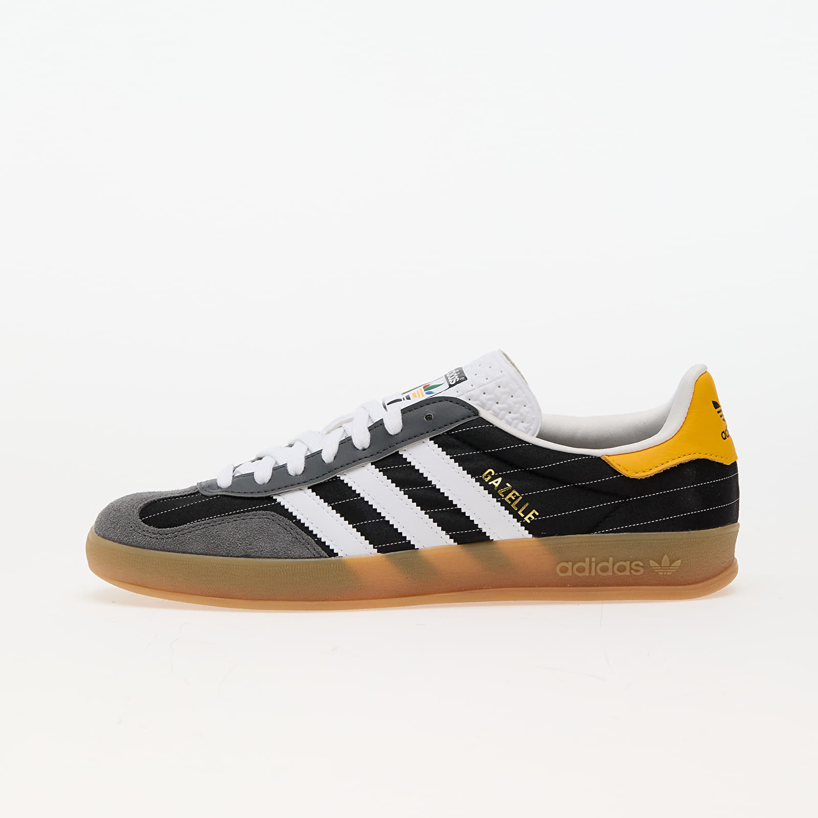 Adidași și pantofi pentru bărbați adidas Gazelle Indoor Core Black/ Ftw White/ Gum