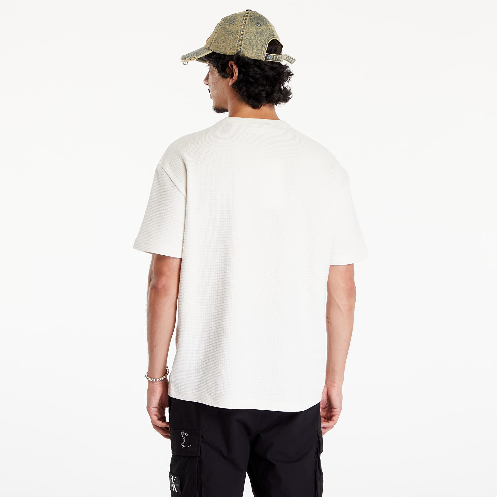 Camisetas hombre Calvin Klein Jeans City Grid Short Sleeve Tee Ivory