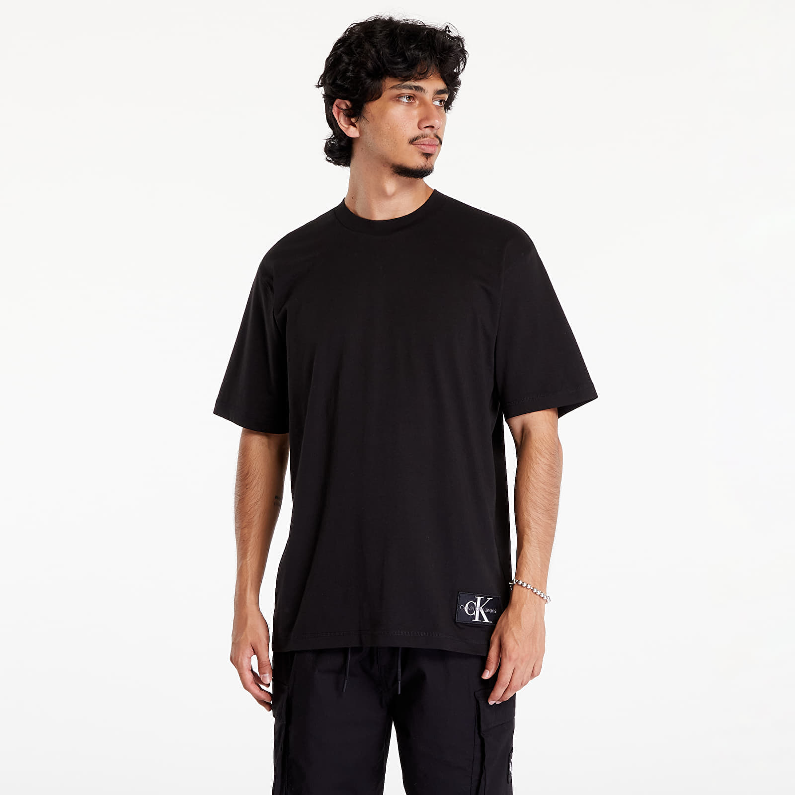 Tričko Calvin Klein Jeans Badge Relaxed Tee Black L