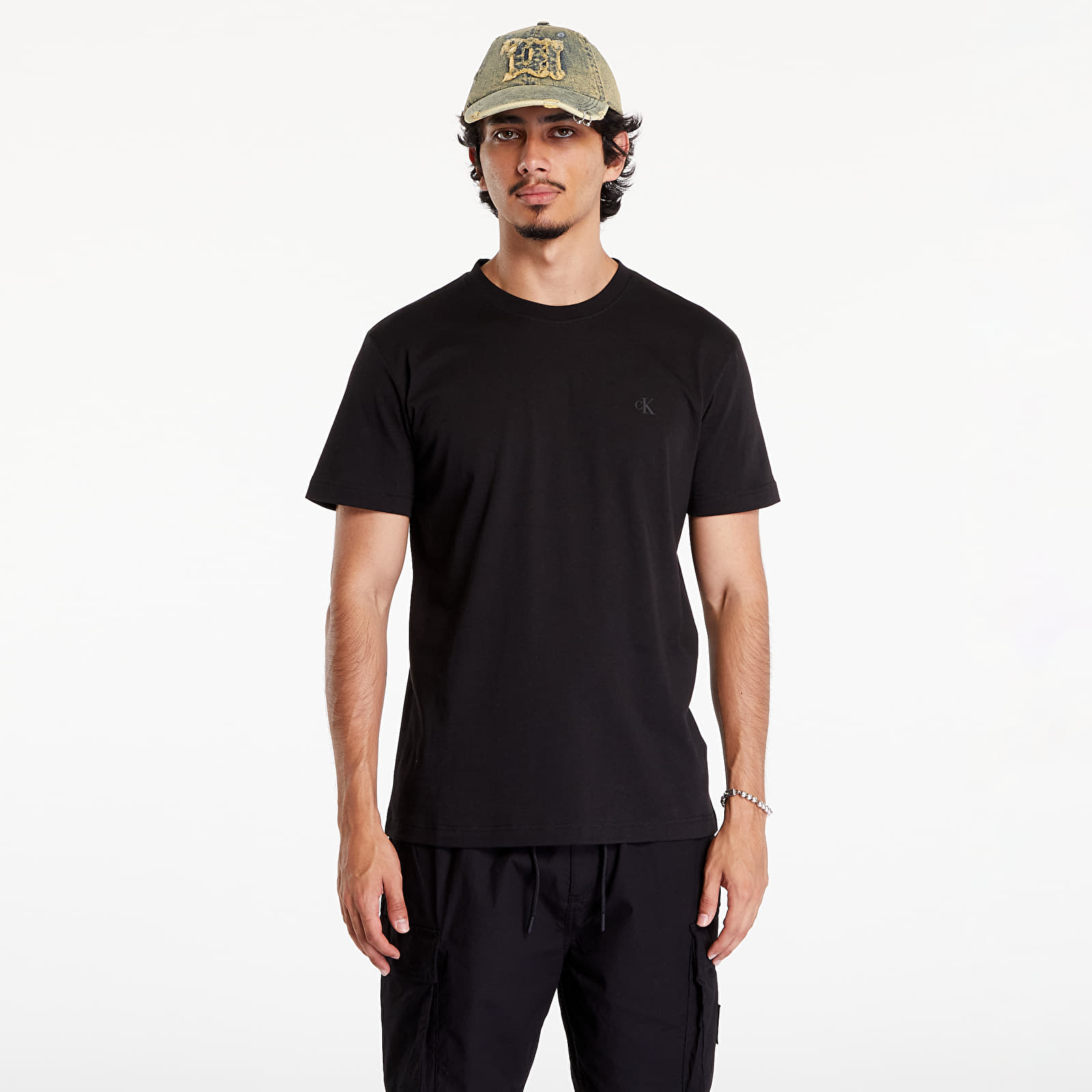 Camisetas hombre Calvin Klein Jeans Euphoric Monologo Short Sleeve Tee Black