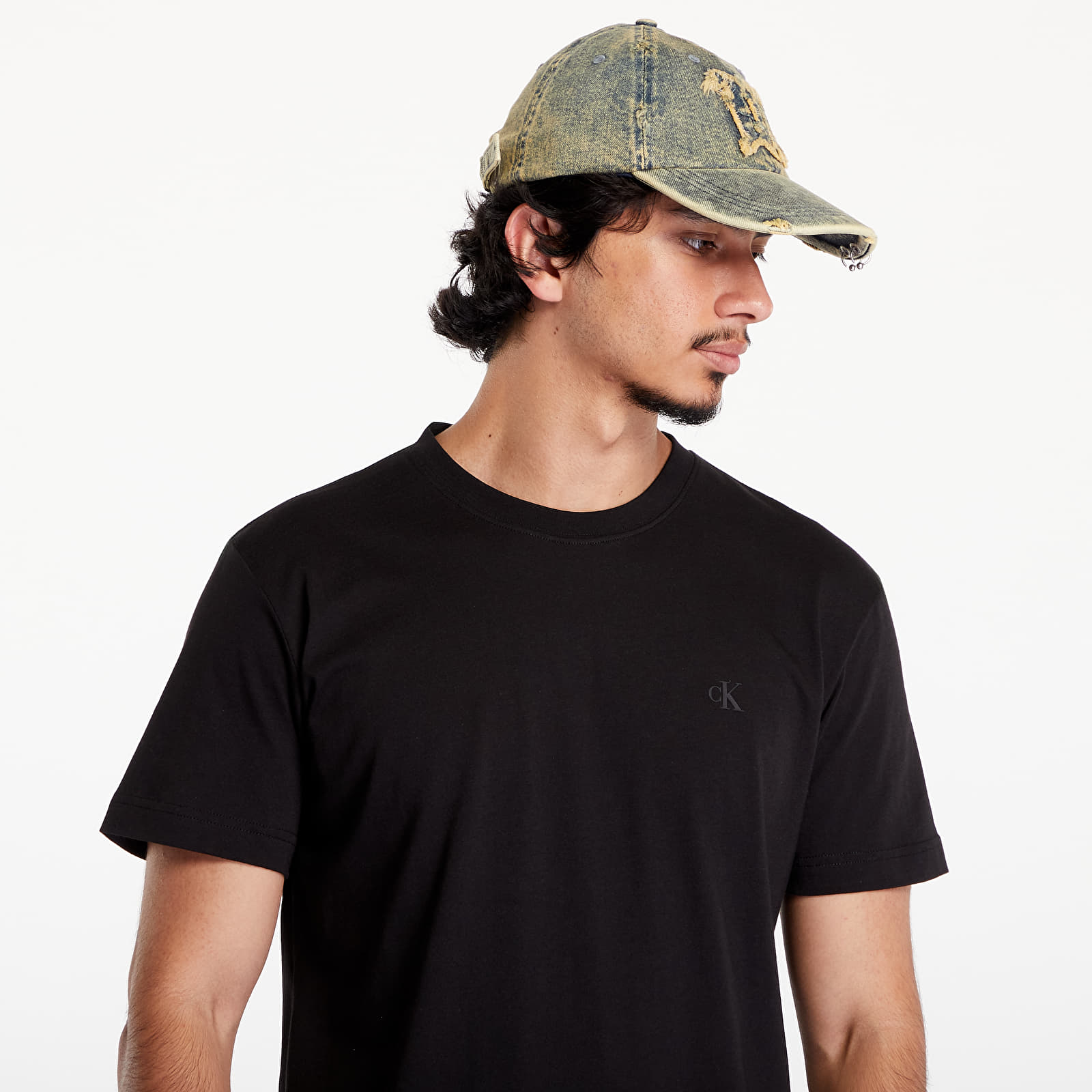 Camisetas hombre Calvin Klein Jeans Euphoric Monologo Short Sleeve Tee Black