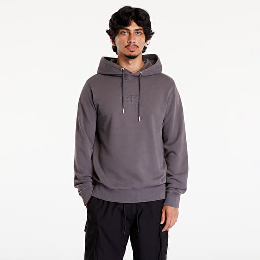 Calvin Klein Jeans Washed Monologo Hoodie Gray