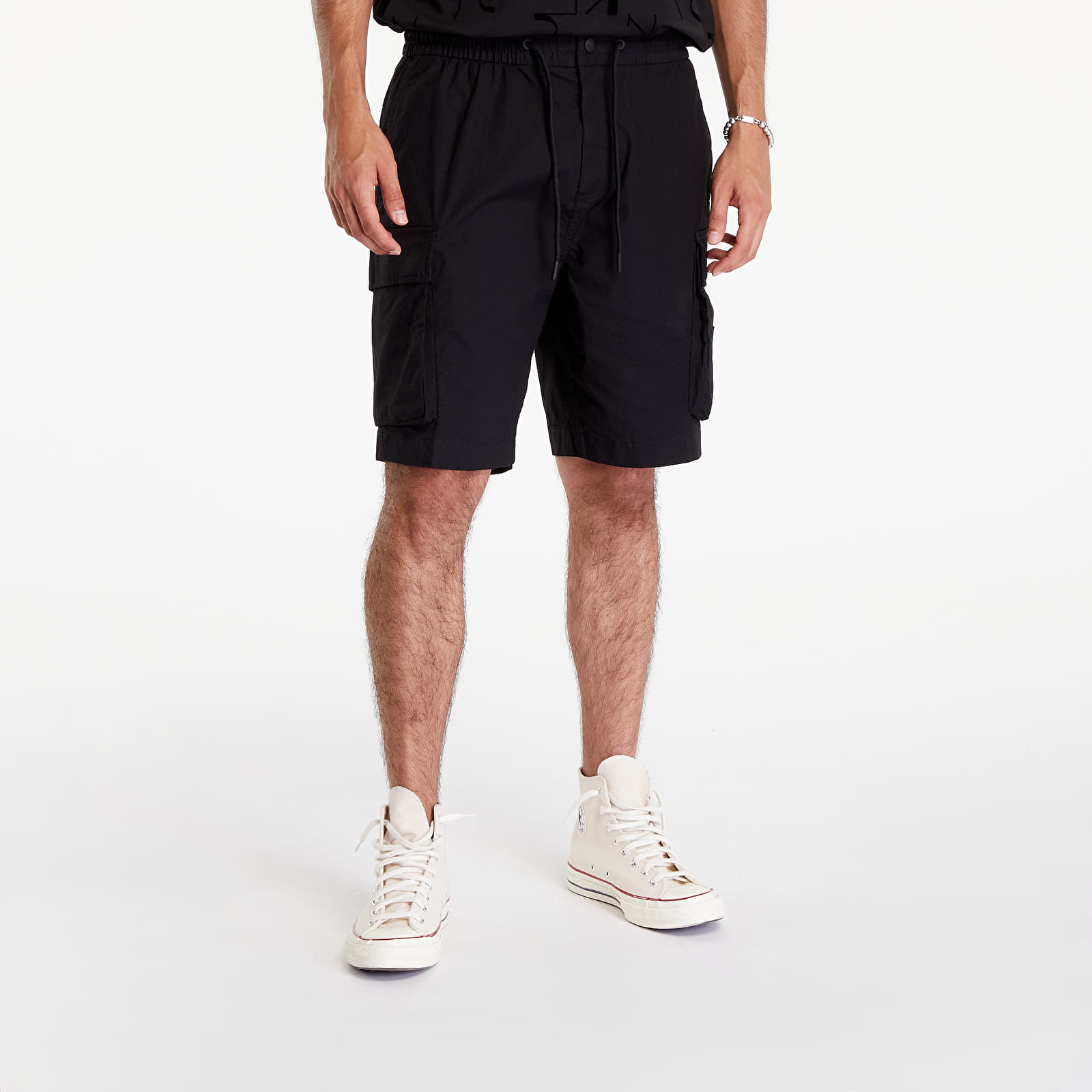 Vīriešu šorti Calvin Klein Jeans Cargo Shorts Black
