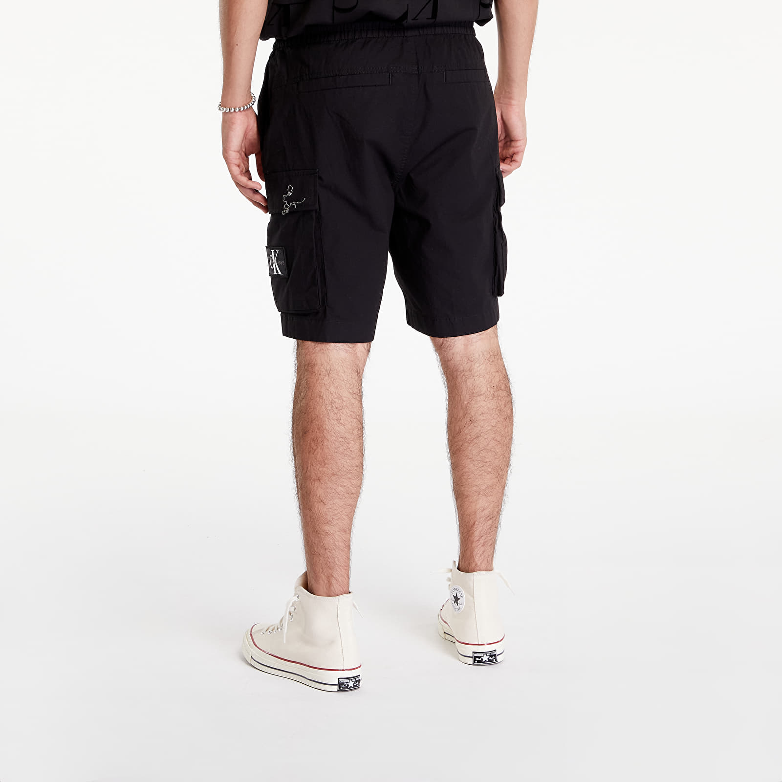 Vīriešu šorti Calvin Klein Jeans Cargo Shorts Black
