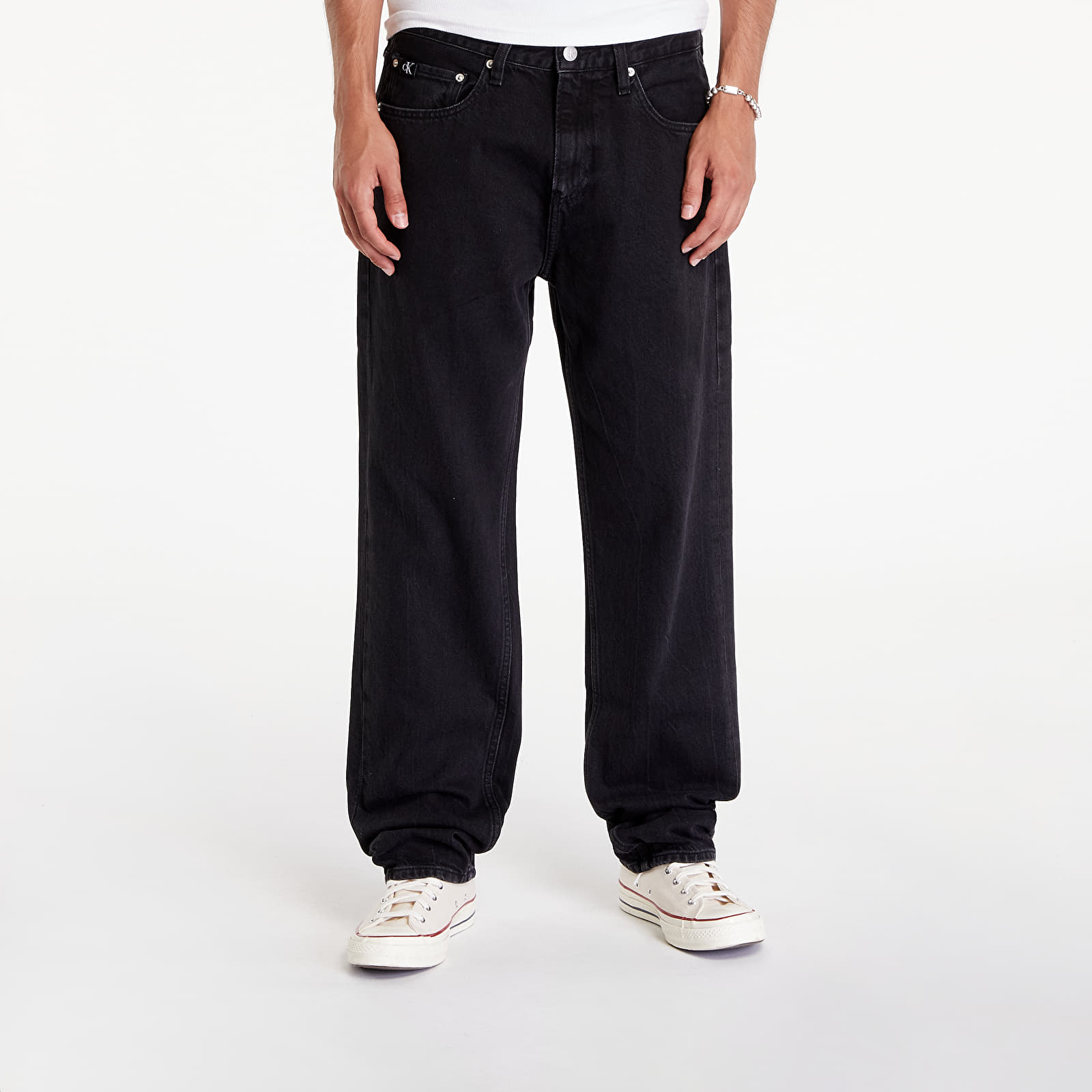 Jeans voor heren Calvin Klein Jeans 90'S Straight Denim Black