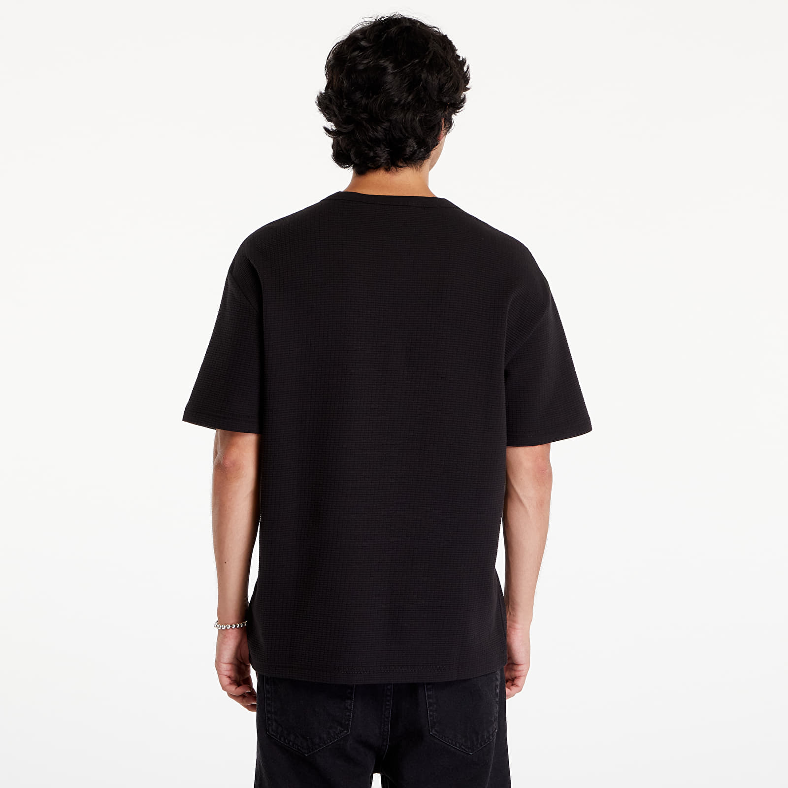 Men's T-shirts Calvin Klein Jeans City Grid Short Sleeve Tee Black