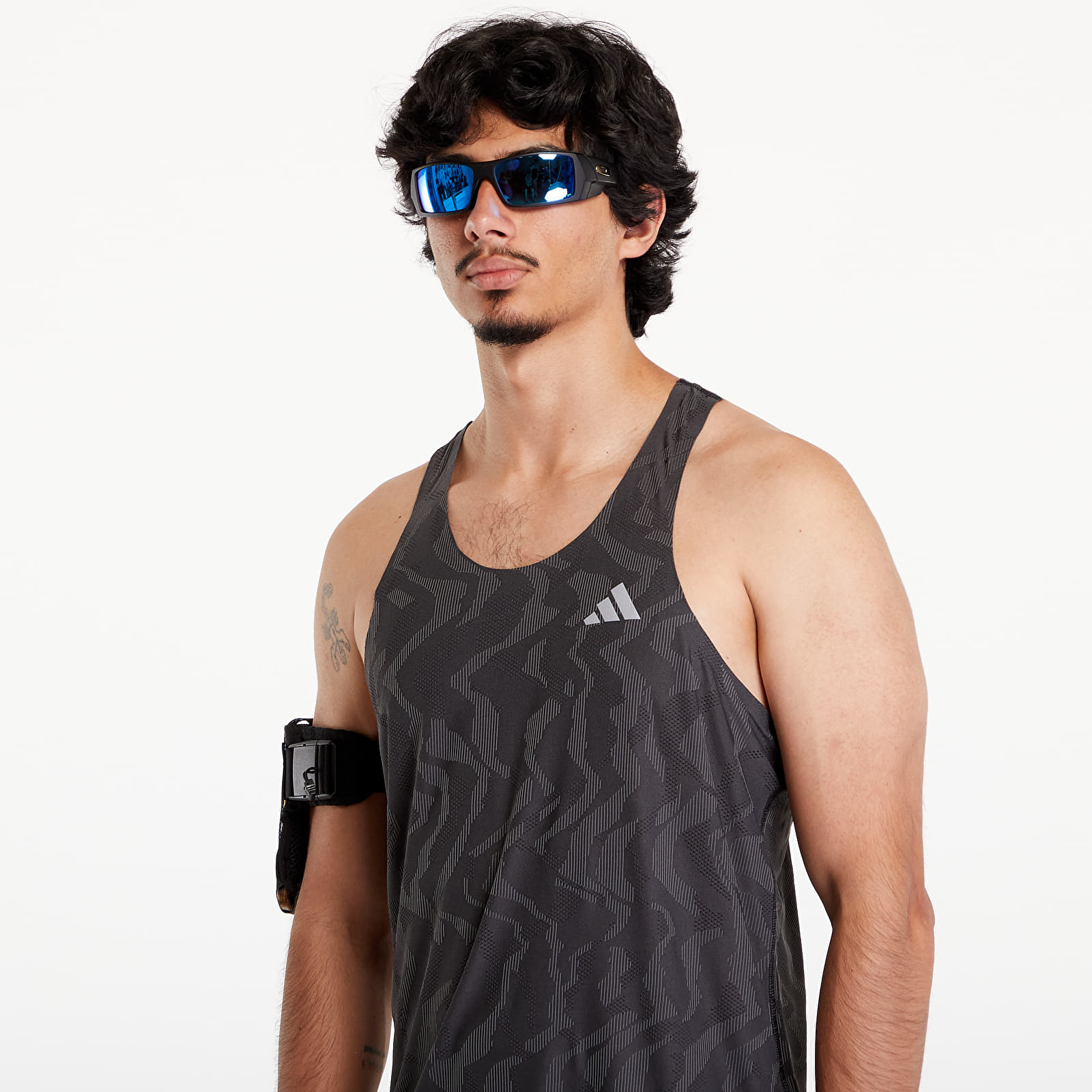 Muške majice bez rukava adidas Ultimate HEAT.RDY Engineered Running Top Black