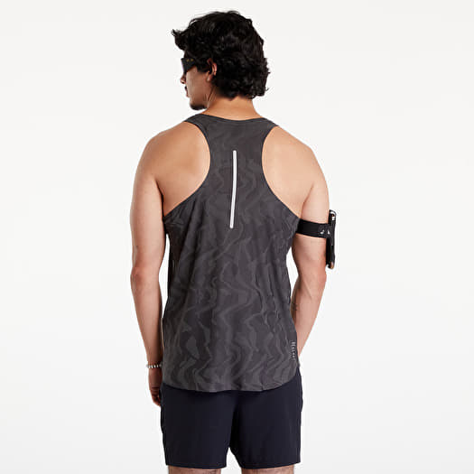 Debardeurs pour hommes adidas Ultimate HEAT.RDY Engineered Running Top Black Queens