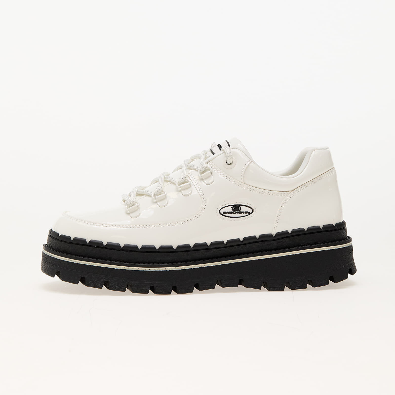 Schuhe Skechers Jammers Cool Block White Black Queens
