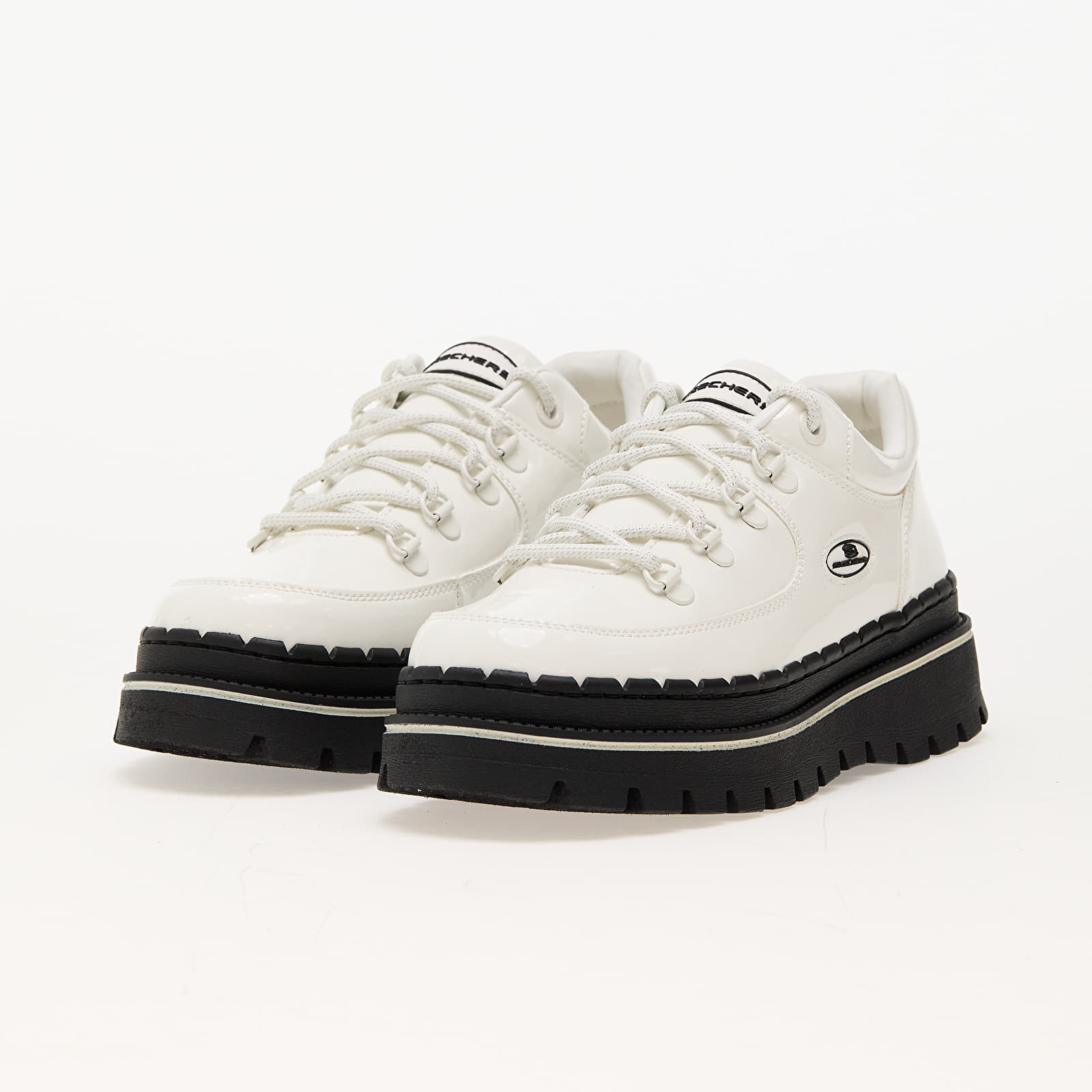 Shoes Skechers Jammers Cool Block White Black Queens