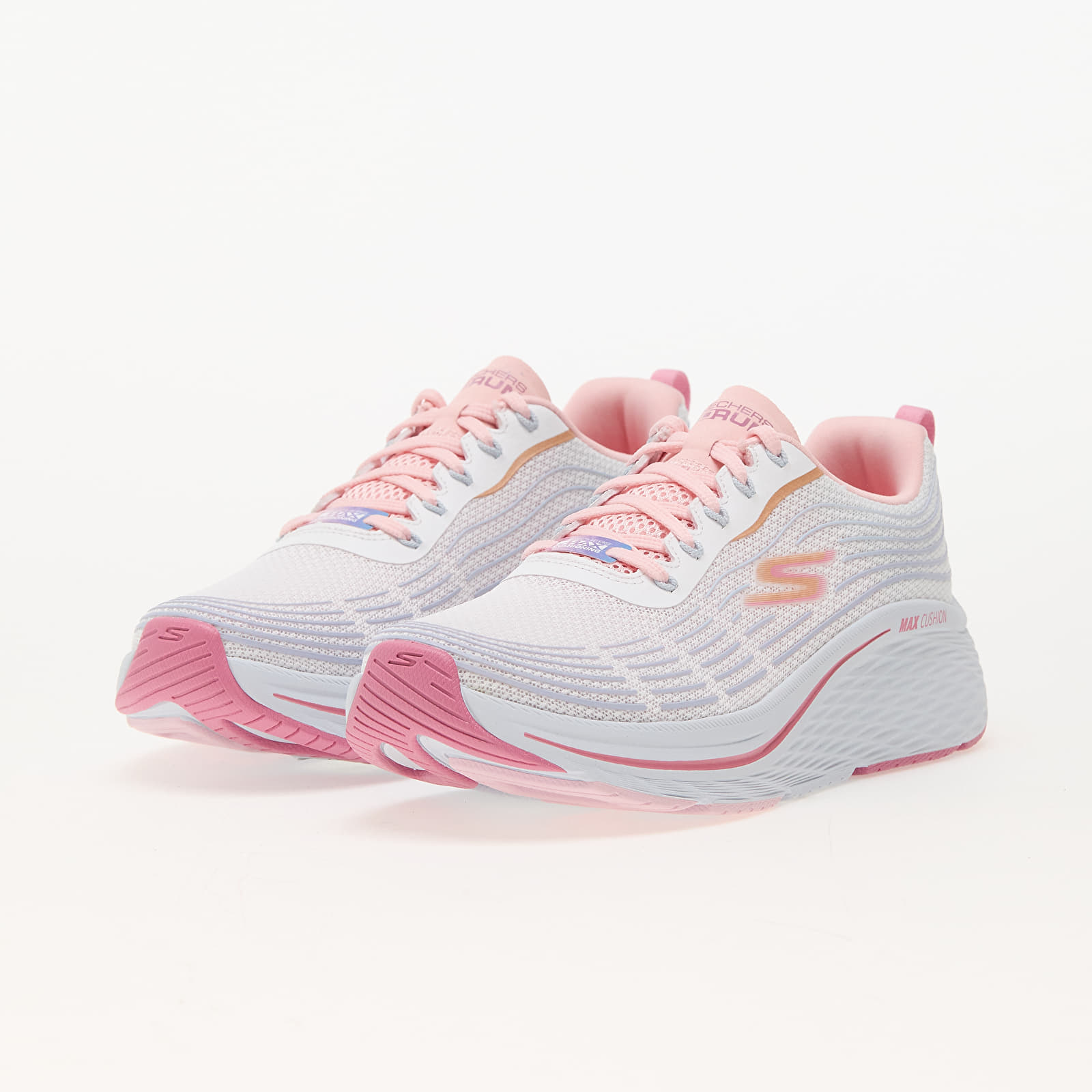 Zapatos Skechers Max Cushioning Elite White/ Black/ Pink