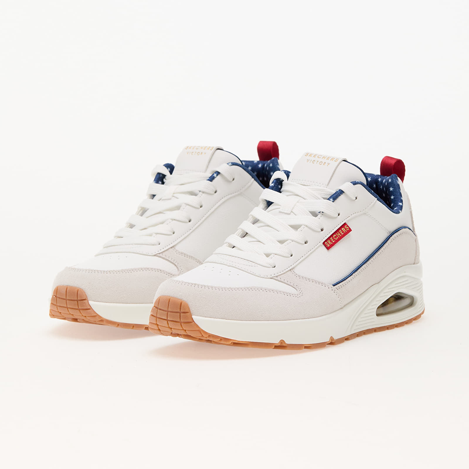Shoes Skechers Uno Victory Pack White Navy Red Queens