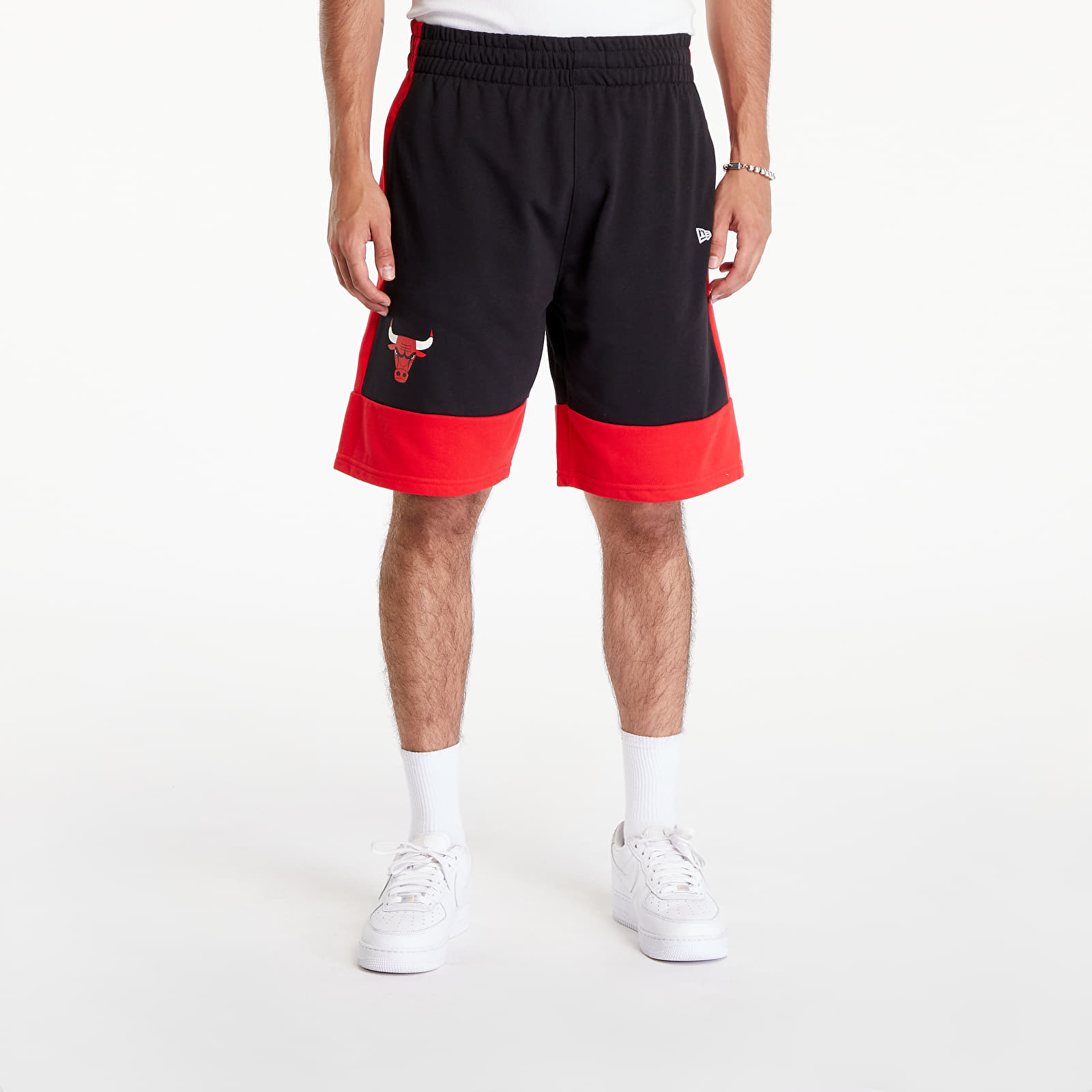 Shorts New Era NBA Colour Block Shorts Chicago Bulls Black/ Front Door Red