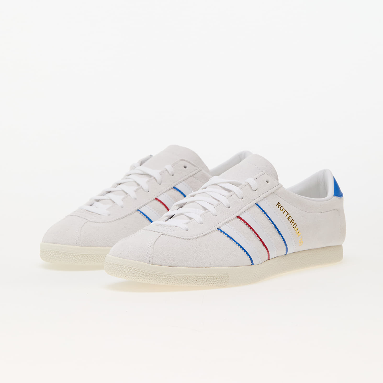 Vīriešu čības un apavi adidas Rotterdam 00 Ftw White/ Blue Bird/ Better Scarlet