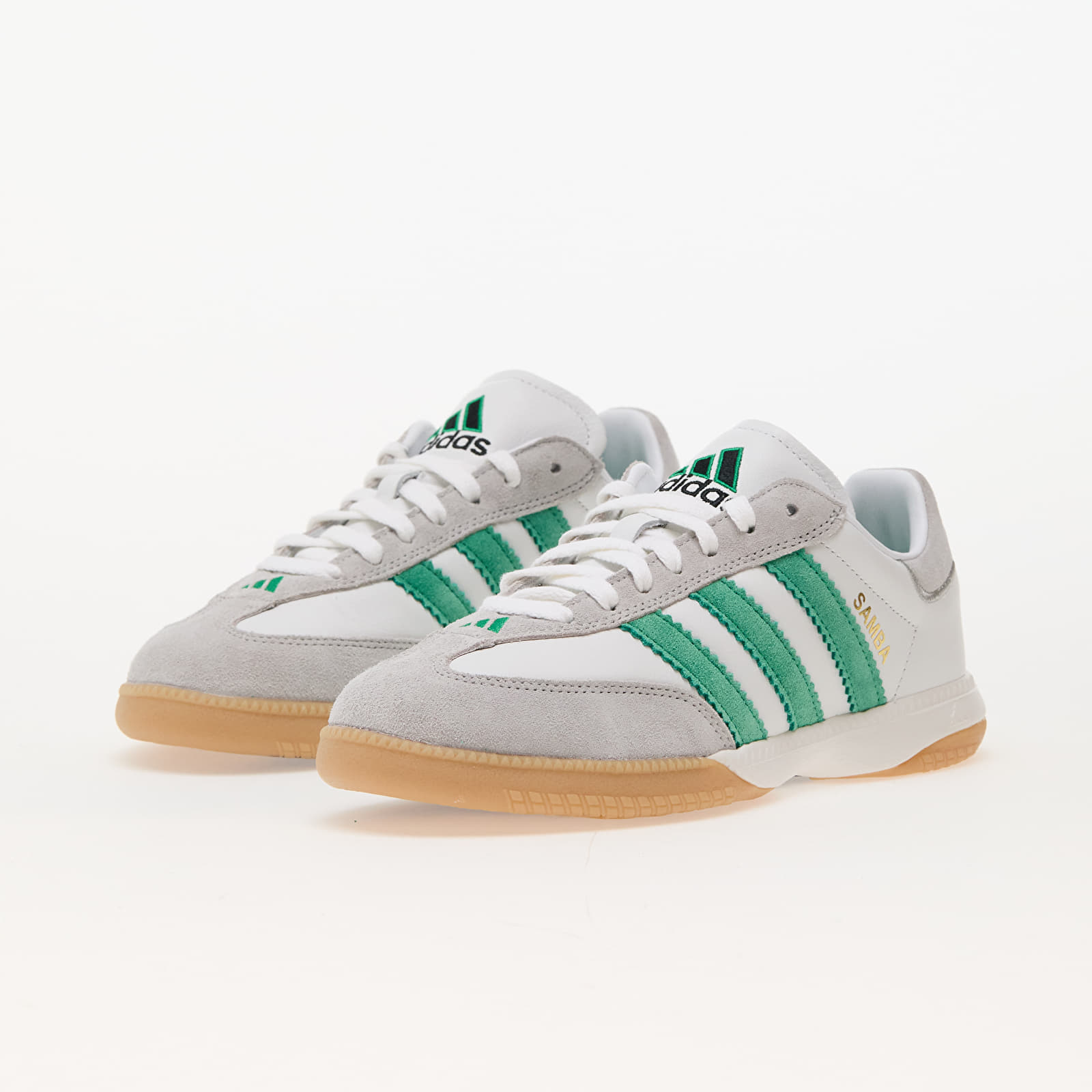 Men's sneakers and shoes adidas Samba Mn Ftw White/ Green/ Gum