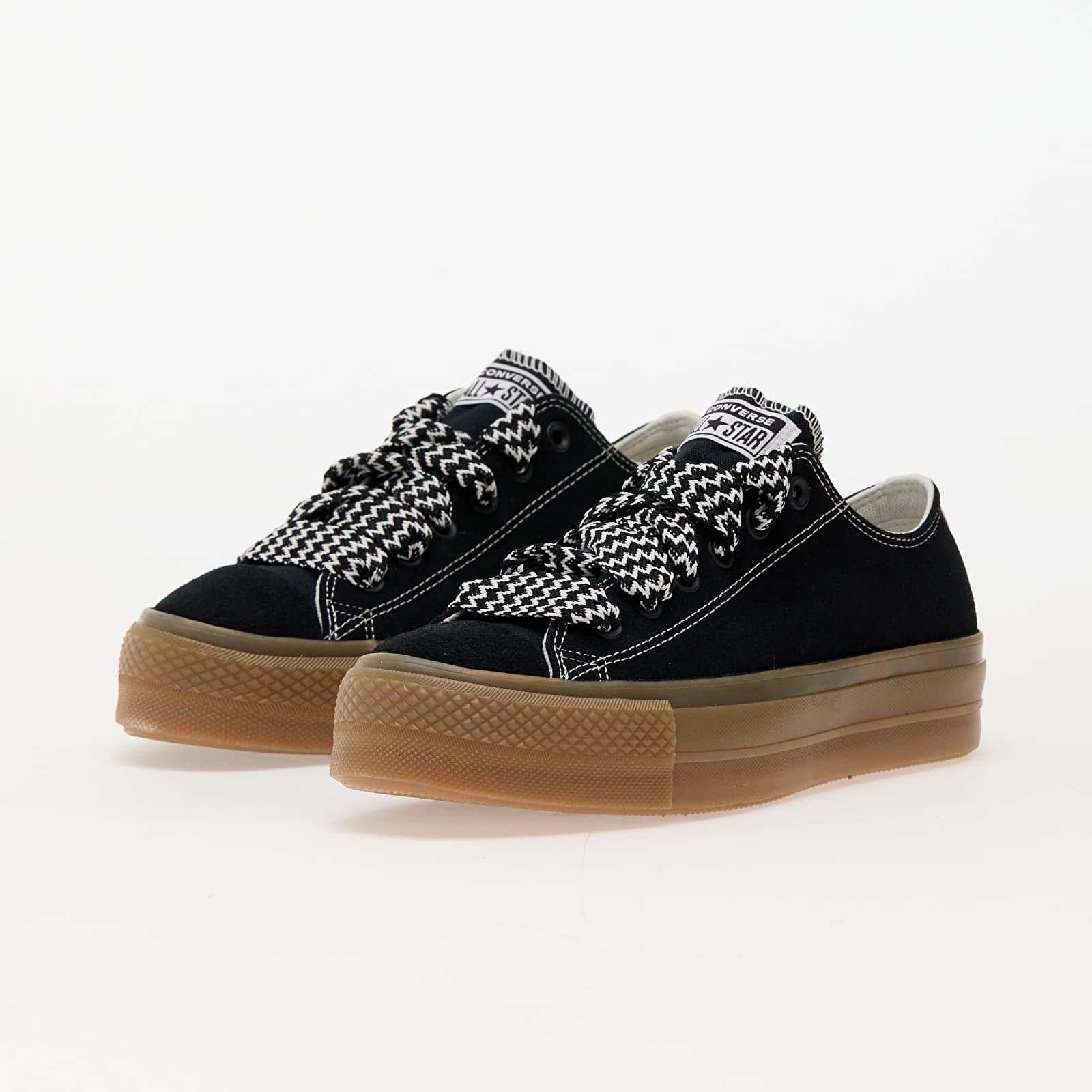 Converse black platform sneakers new arrivals