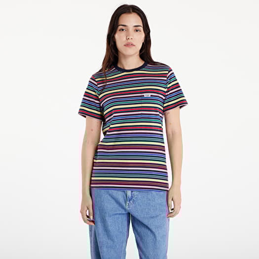 T-shirt Wrangler Stripe Tee Navy