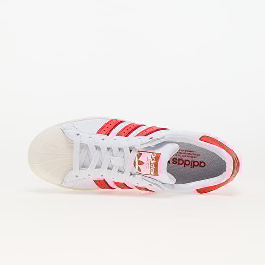 Women s sneakers and shoes adidas Superstar W Ftw White Cloud White Bright Red Queens