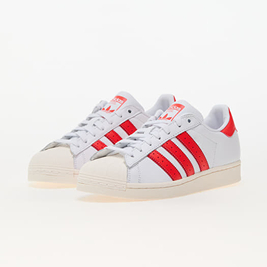 Adidas red stripe shoes on sale