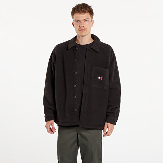Tommy Jeans Xs Badge Teddy Shirt Black