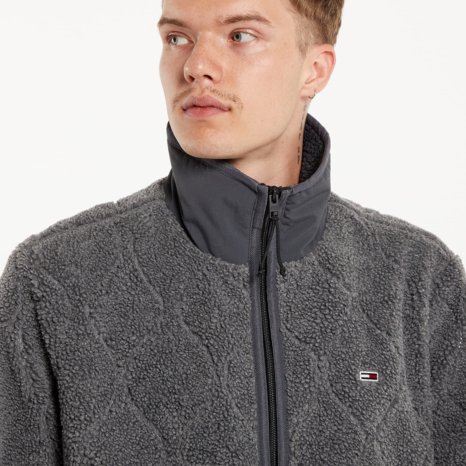 Men's jackets Tommy Jeans Teddy Essential Jacket Black