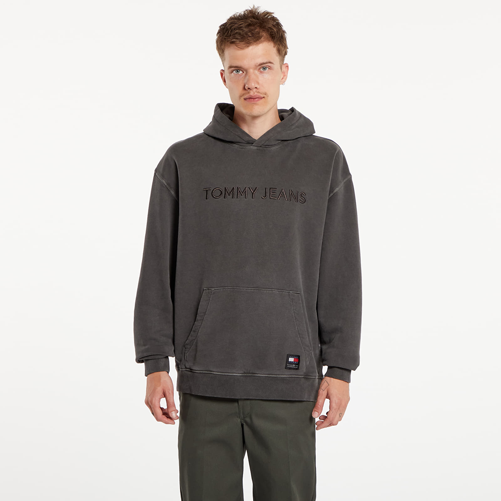 Men's sweatshirts Tommy Jeans Relaxed Loose Classic Hoodie Black