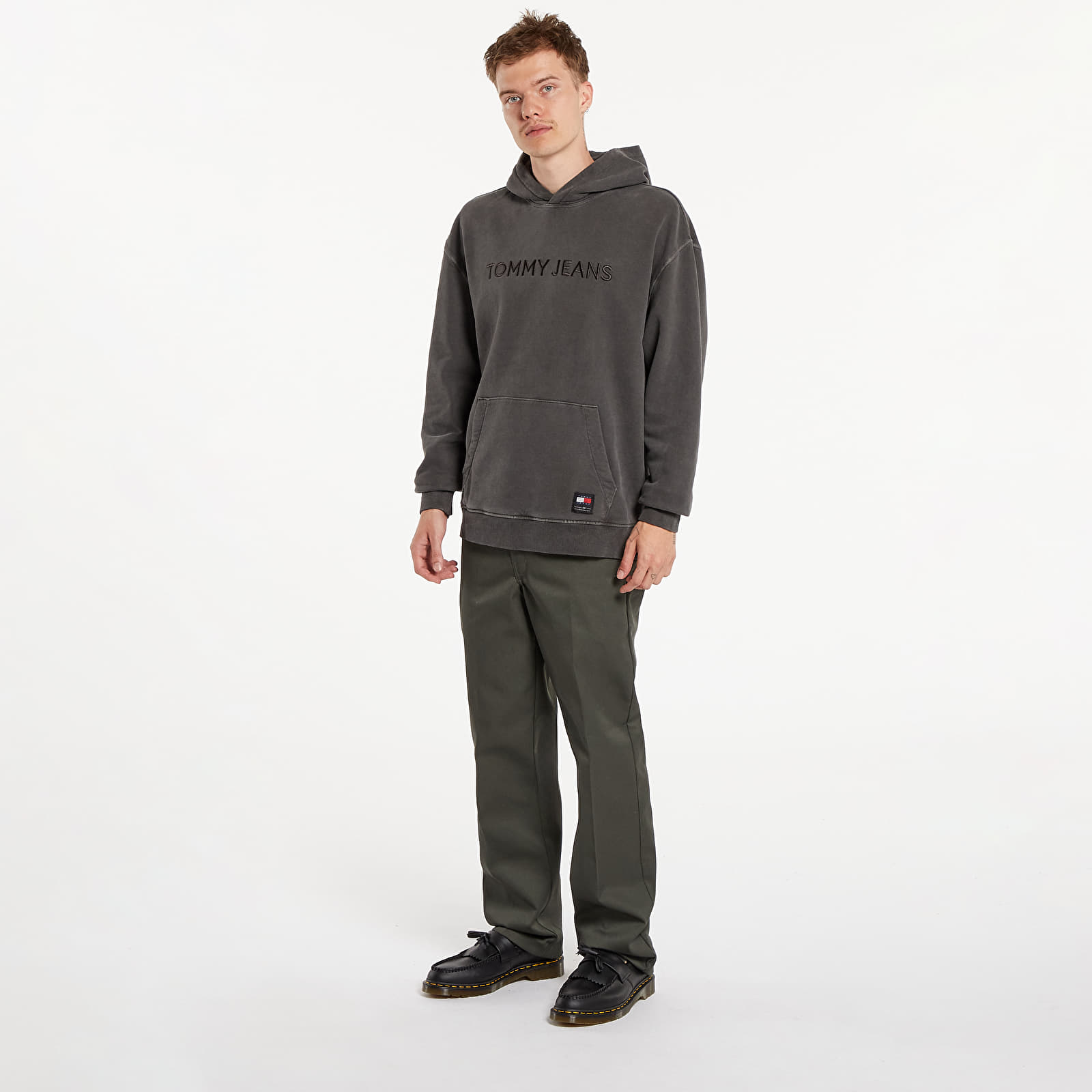 Men's sweatshirts Tommy Jeans Relaxed Loose Classic Hoodie Black