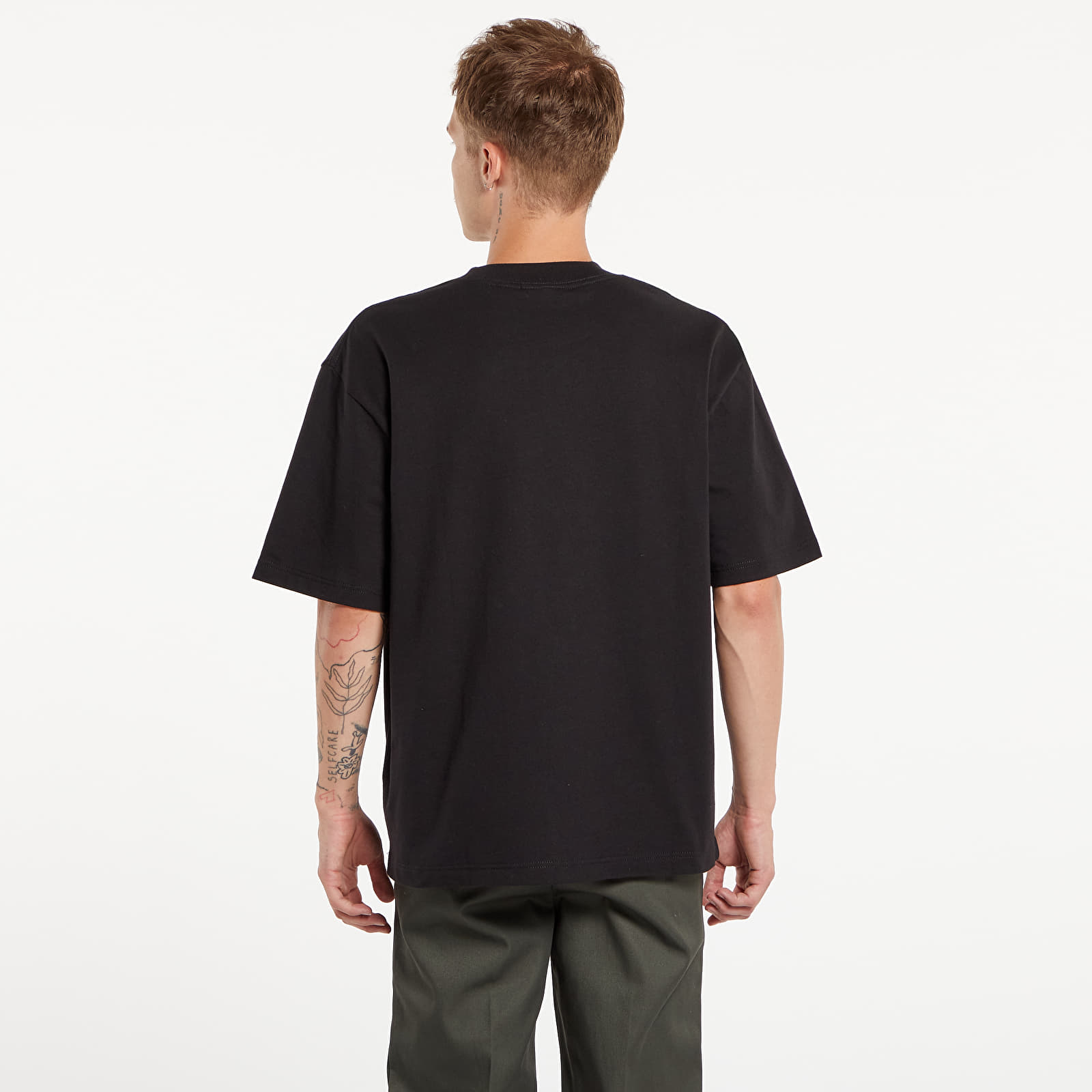 T-shirts til mænd Calvin Klein Jeans Heavy Relaxed Short Sleeve Tee Black