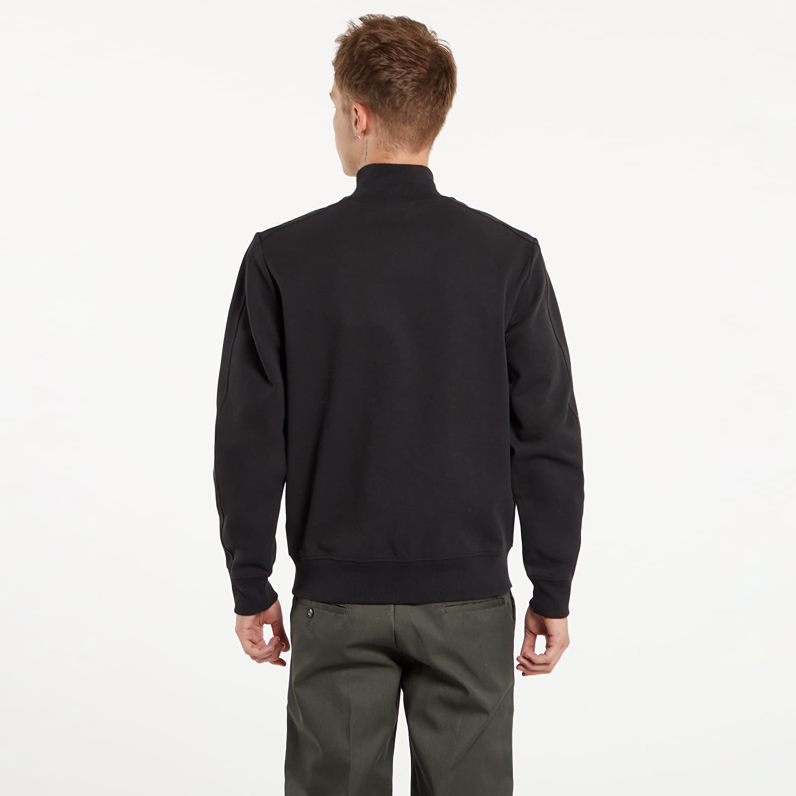 Sweatshirts pour hommes Calvin Klein Jeans Textured Track Top Black
