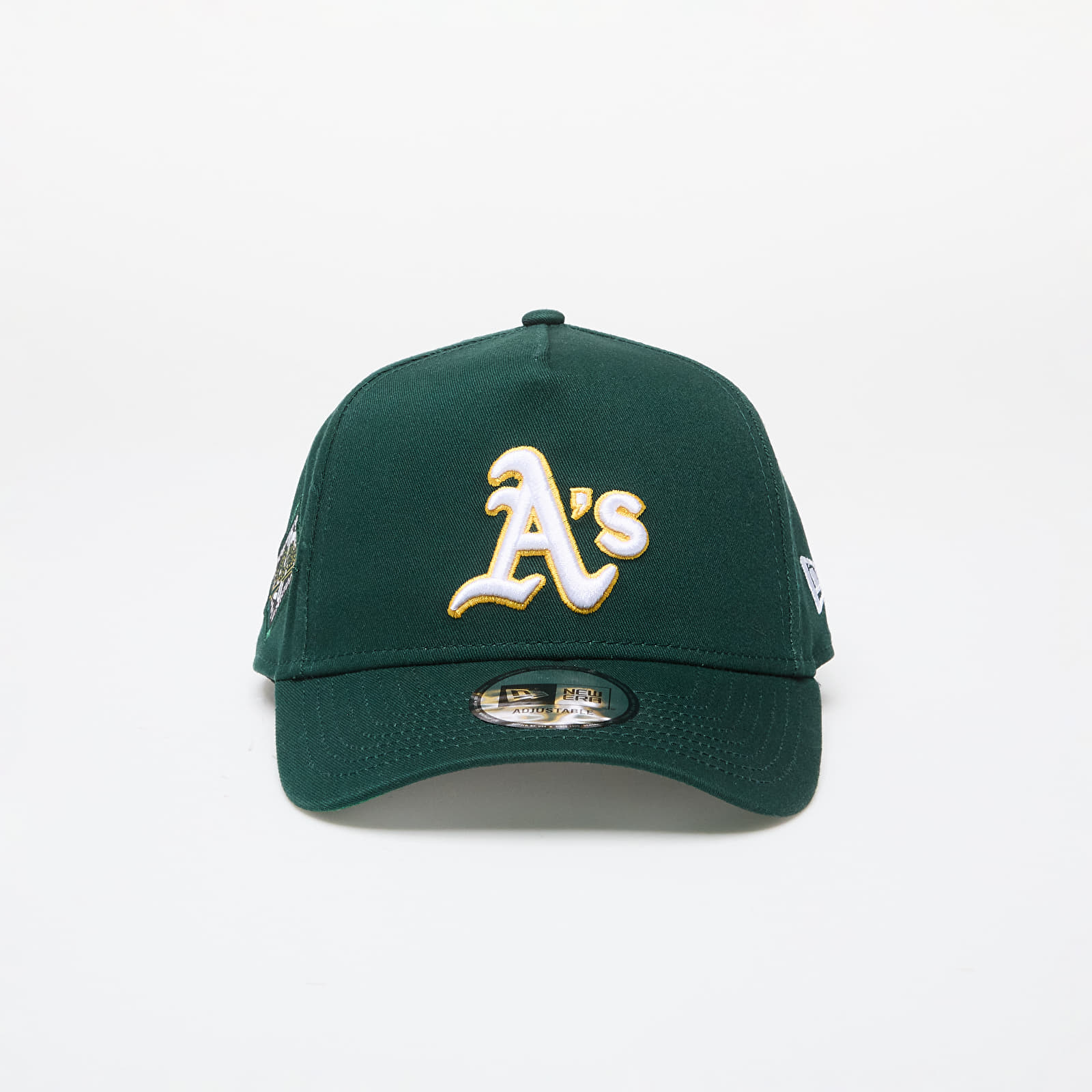 Caps New Era MLB Oakland Athletics Side Patch 9FORTY E-Frame Adjustable Cap Dark Green