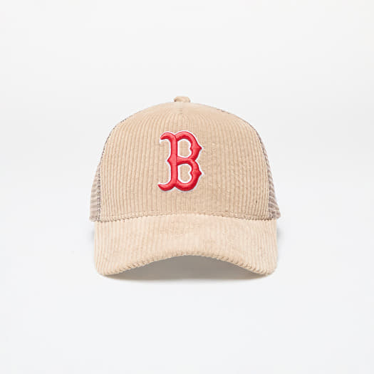 Kšiltovka New Era MLB Boston Red SoxCord 9FORTY E-Frame Adjustable Trucker Cap Beige