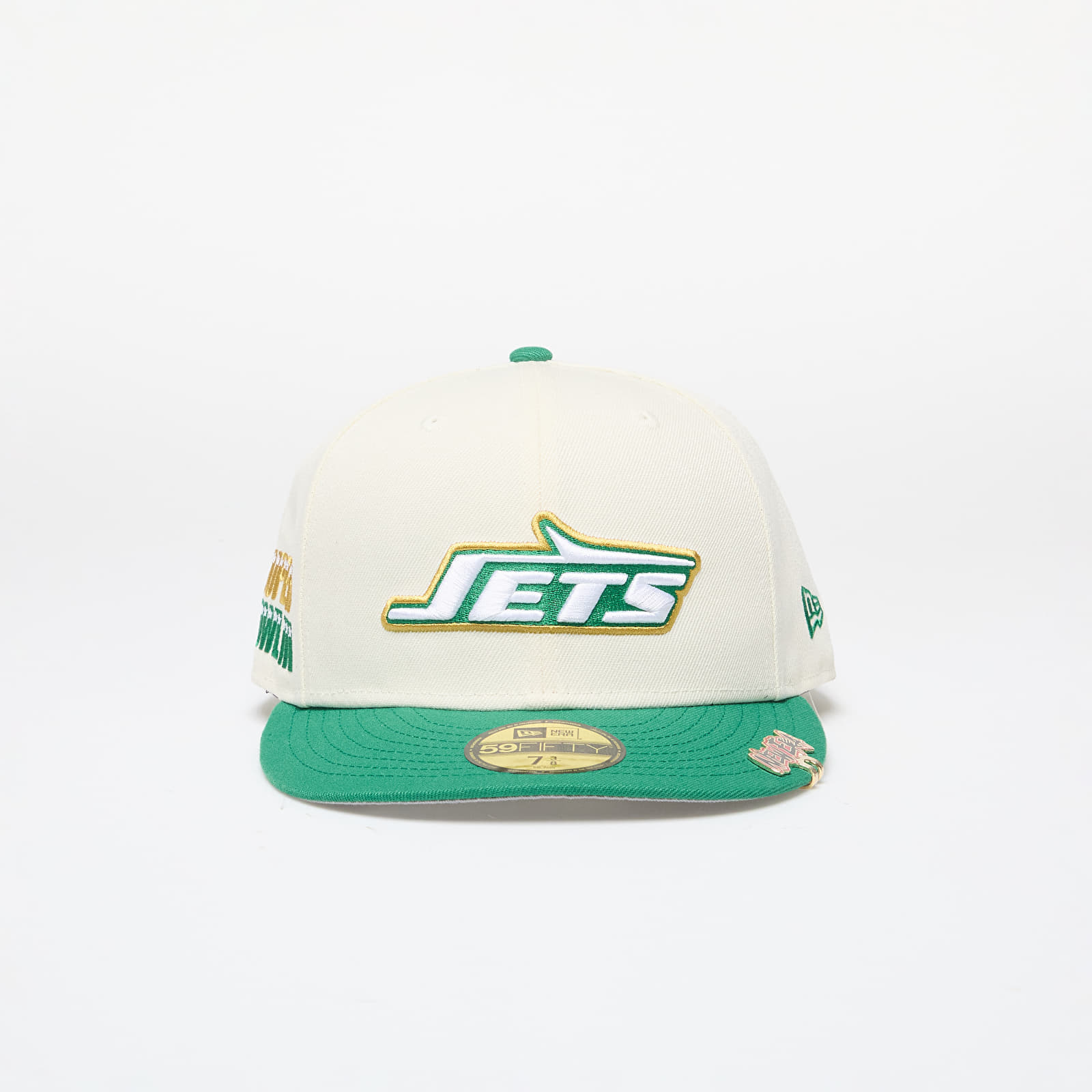 Kšiltovka New Era New York Jets NFL Pin Pack 59FIFTY Fitted Cap Chrome White 7 5/8