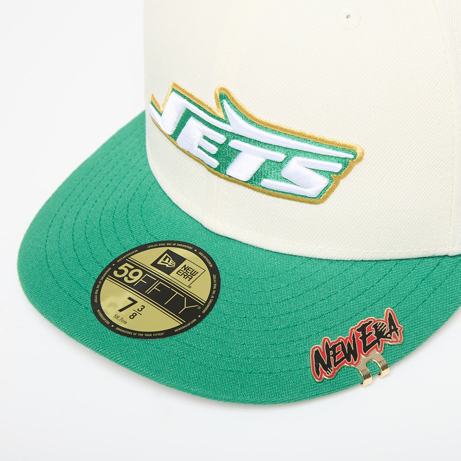 Gorras New Era New York Jets NFL Pin Pack 59FIFTY Fitted Cap Chrome White