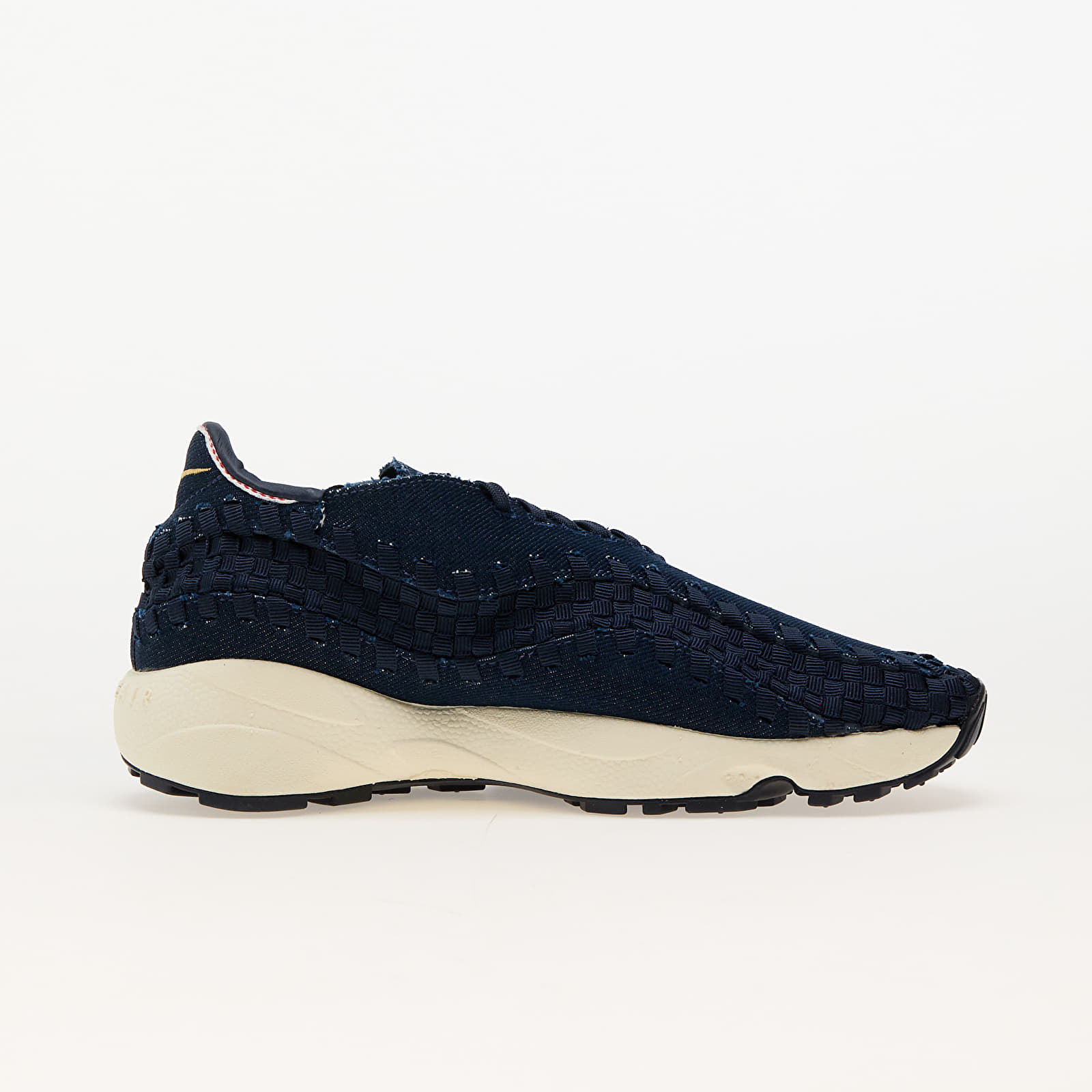 Sneakers og sko til kvinder Nike W Air Footscape Woven Denim/ Wheat Gold-Obsidian-Coconut Milk