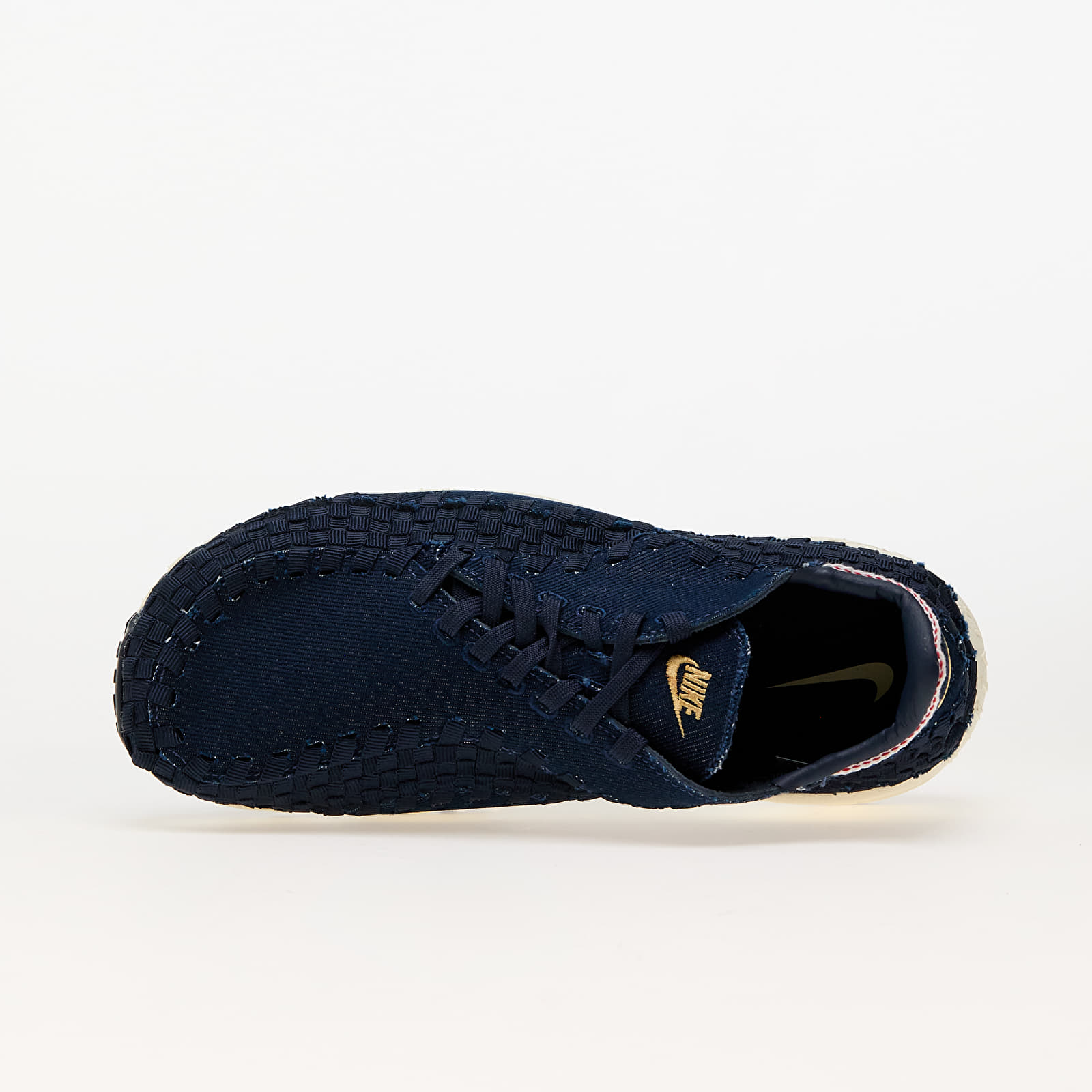 Sneakers og sko til kvinder Nike W Air Footscape Woven Denim/ Wheat Gold-Obsidian-Coconut Milk