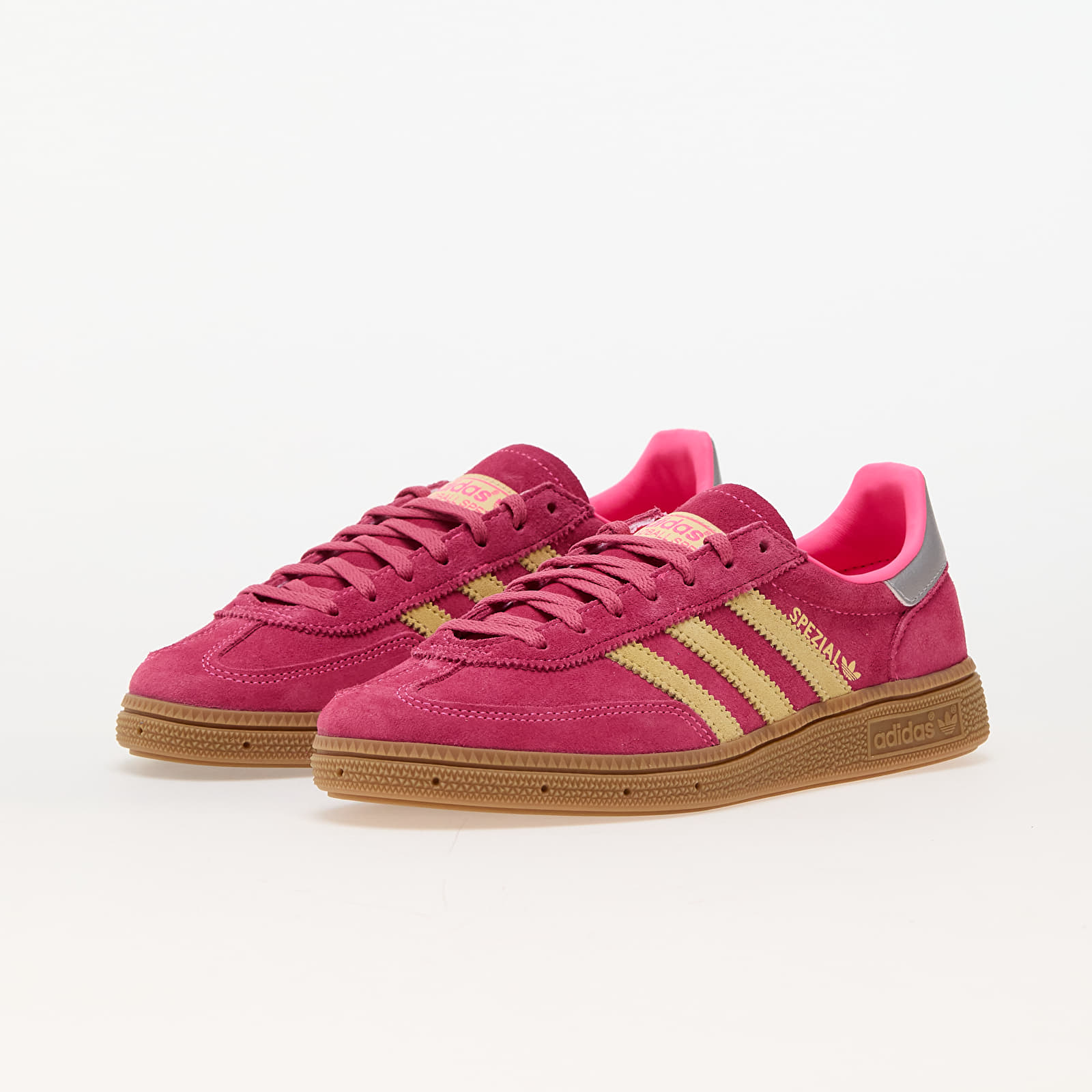 Ténis e sapatos de senhora adidas Handball Spezial W Lucid Pink/ Almost Yellow/ Silver Metallic