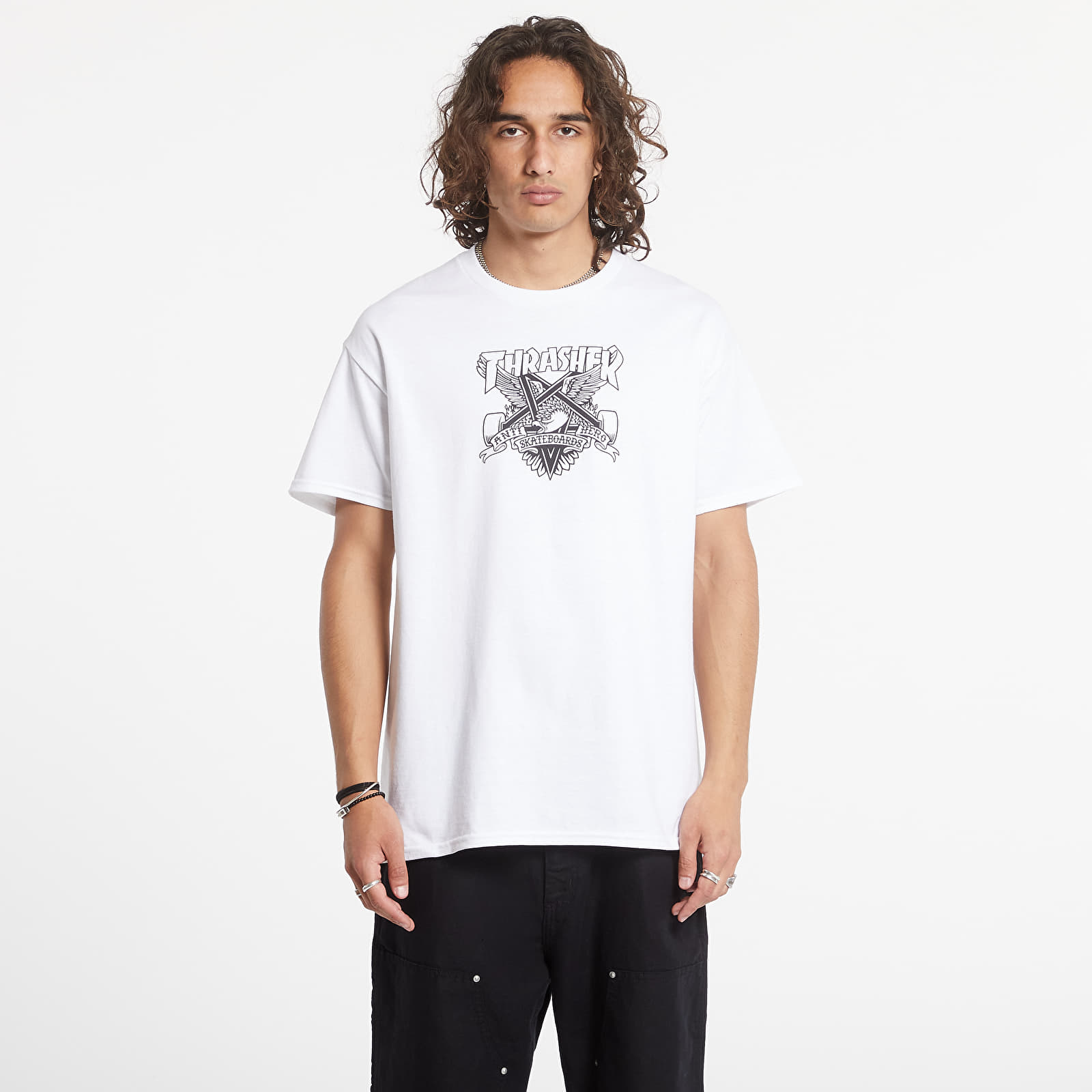 Koszulki Thrasher T-Shirt Eaglegram White