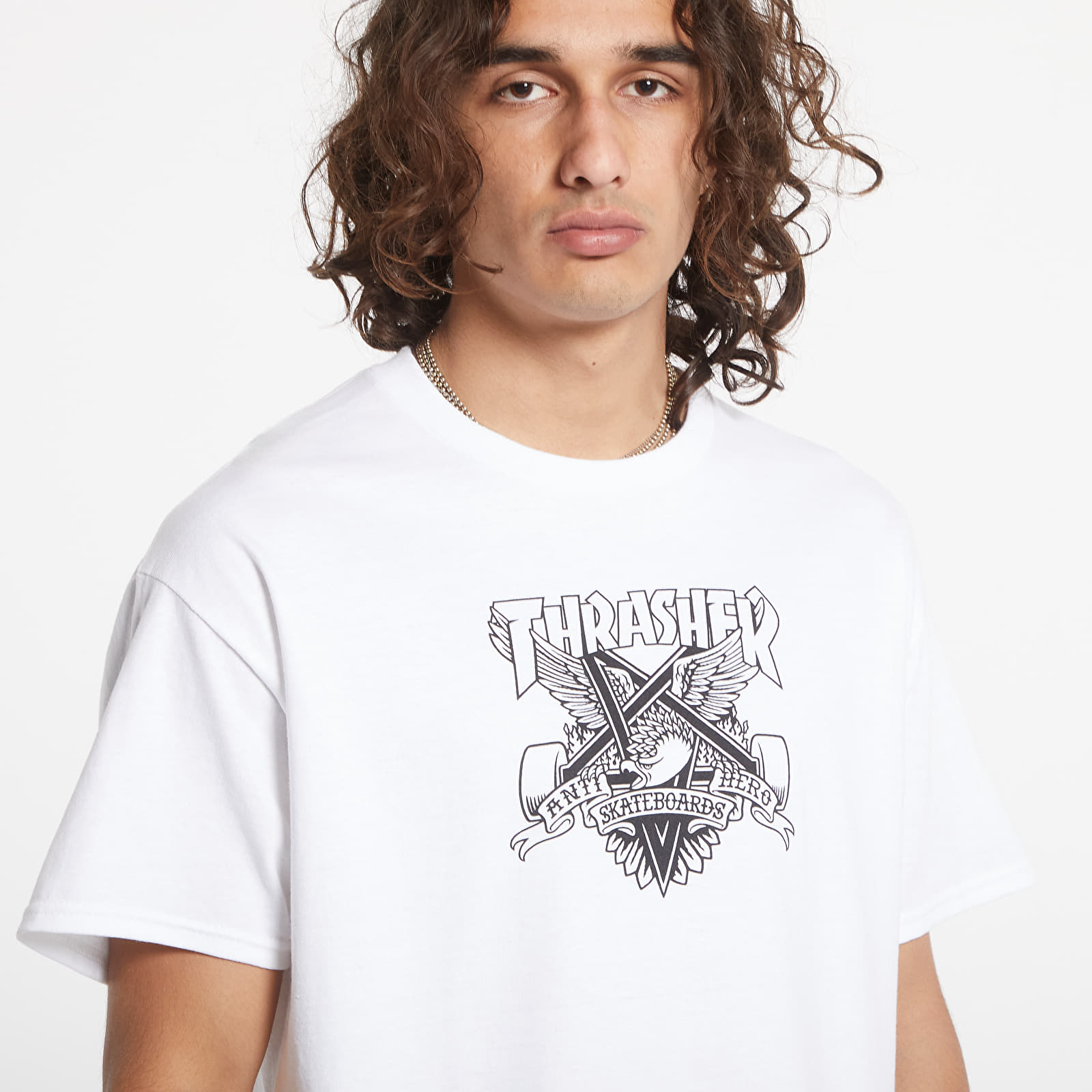 Koszulki Thrasher T-Shirt Eaglegram White