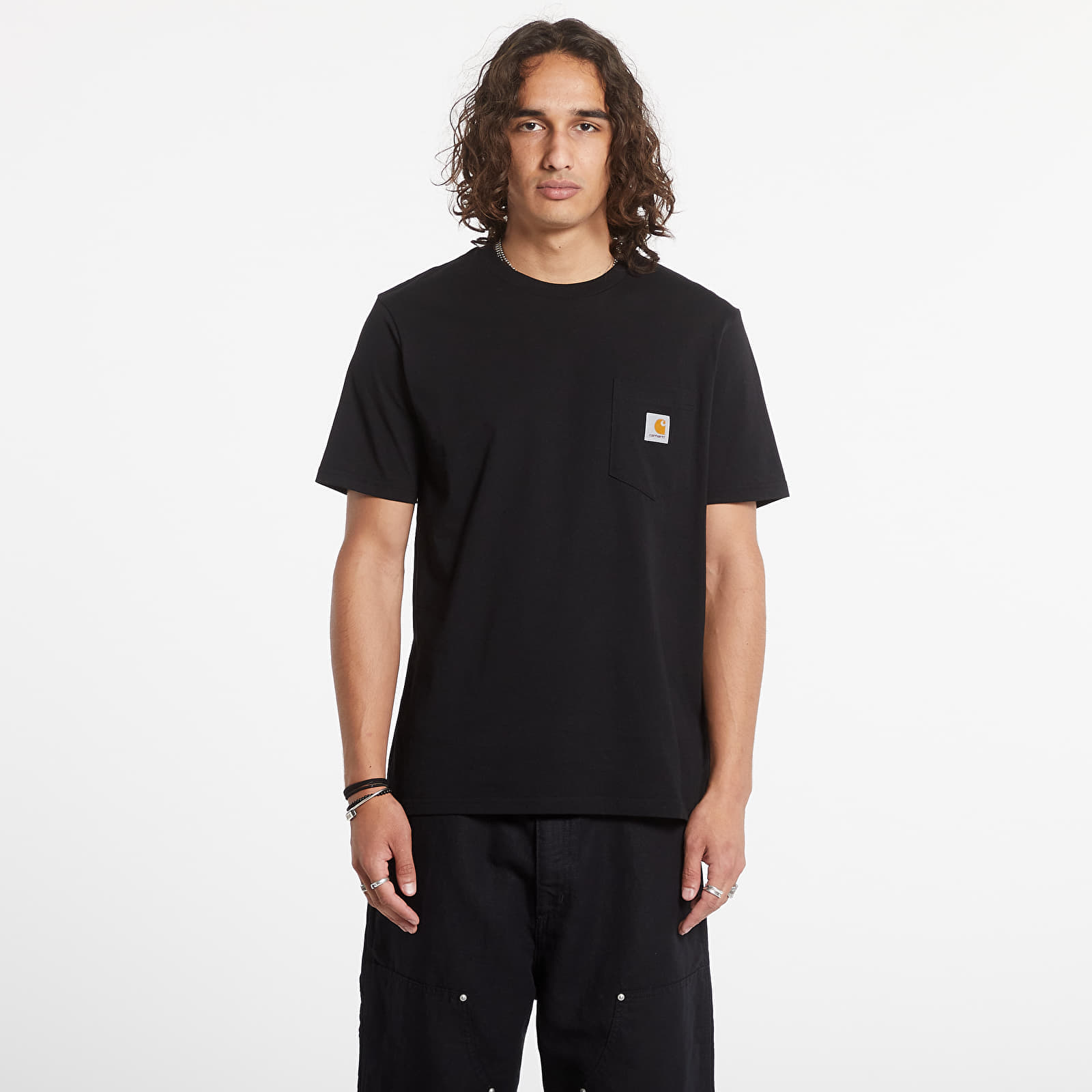 Tricou Carhartt WIP Pocket Short Sleeve T-Shirt UNISEX Black