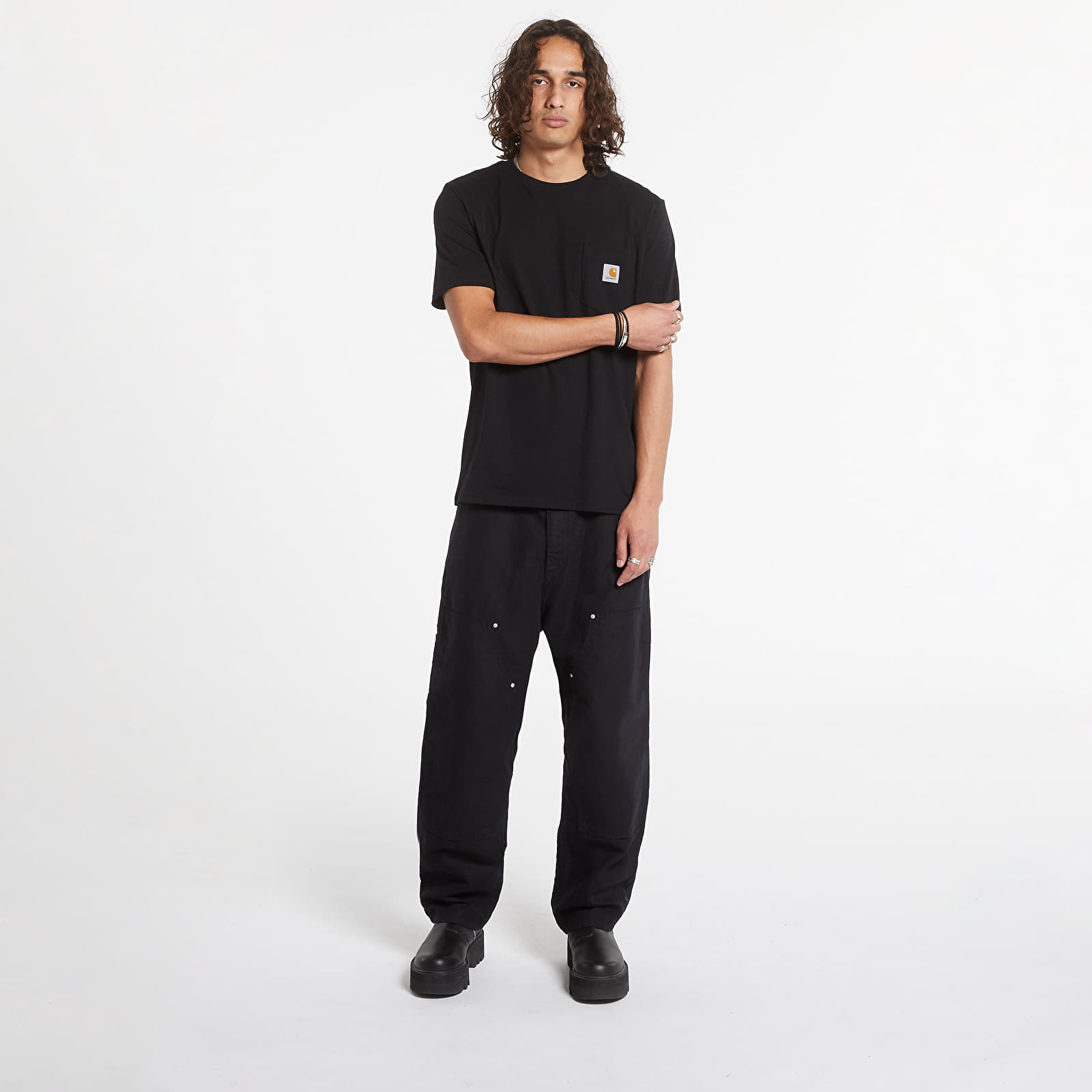 T-shirts Carhartt WIP Pocket Short Sleeve T-Shirt UNISEX Black